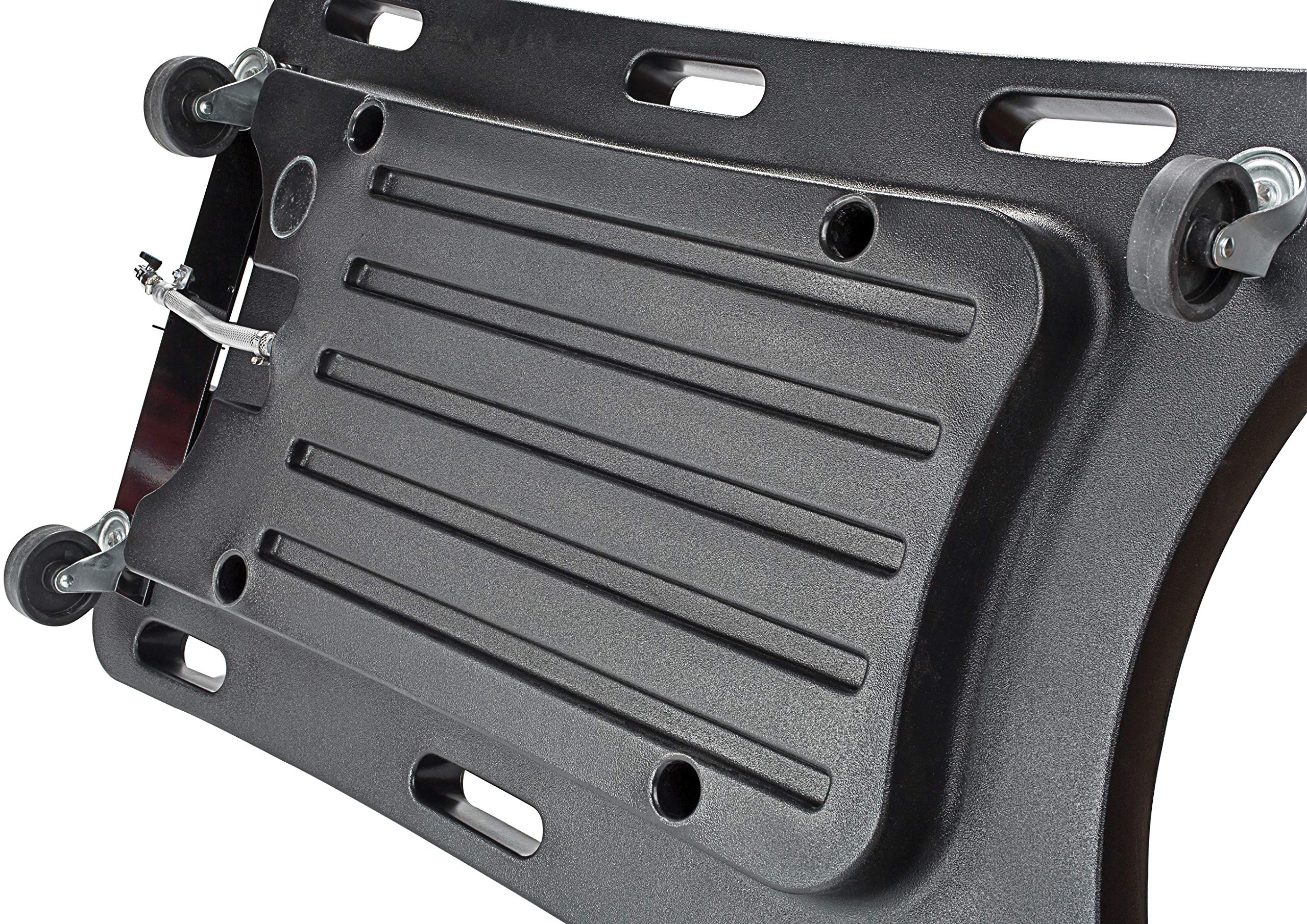 17-Gallon JohnDow Industries Poly Low-Profile Oil Drain with Electric Pump Kit JDI-17DPLP