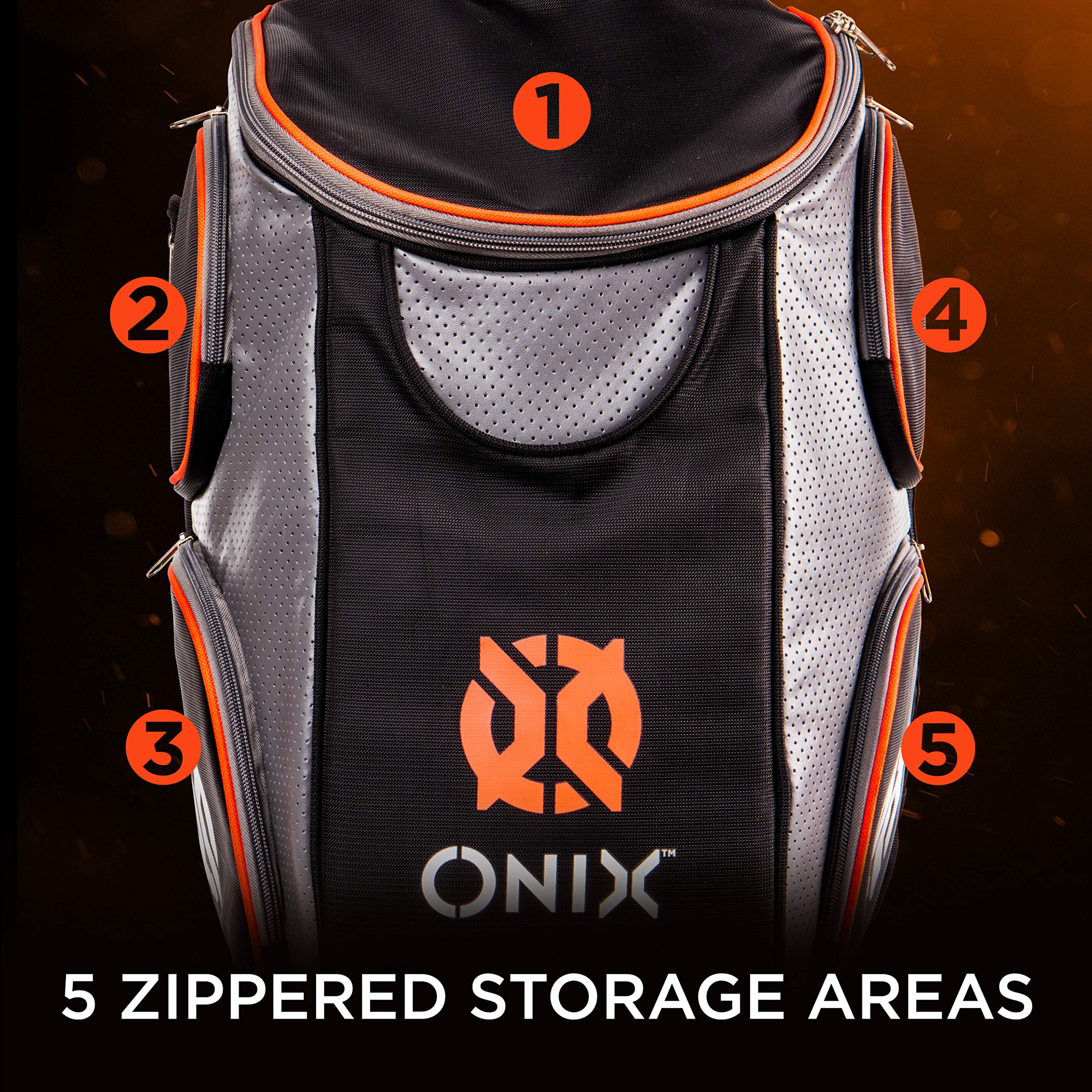 Onix Durable Pickleball Backpack is Designed to Carry Paddles, Balls, Apparel, and Water Bottles