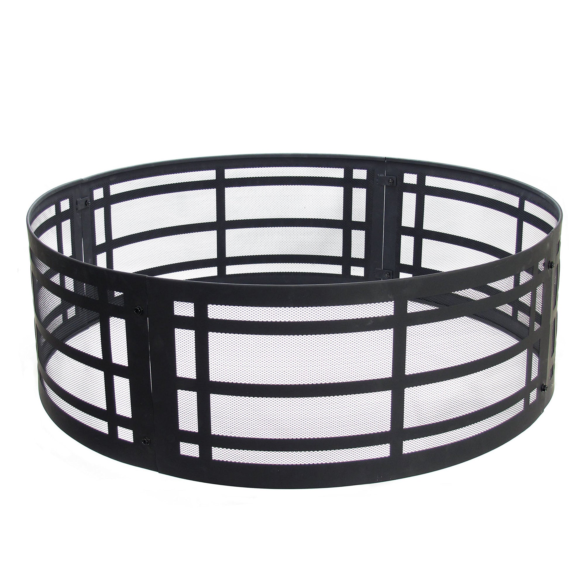 GHP Group OFW169FR-1 Pleasant Hearth 36" Classic fire Ring, 36.00 x 36.00 x 12.00 Inches, Black