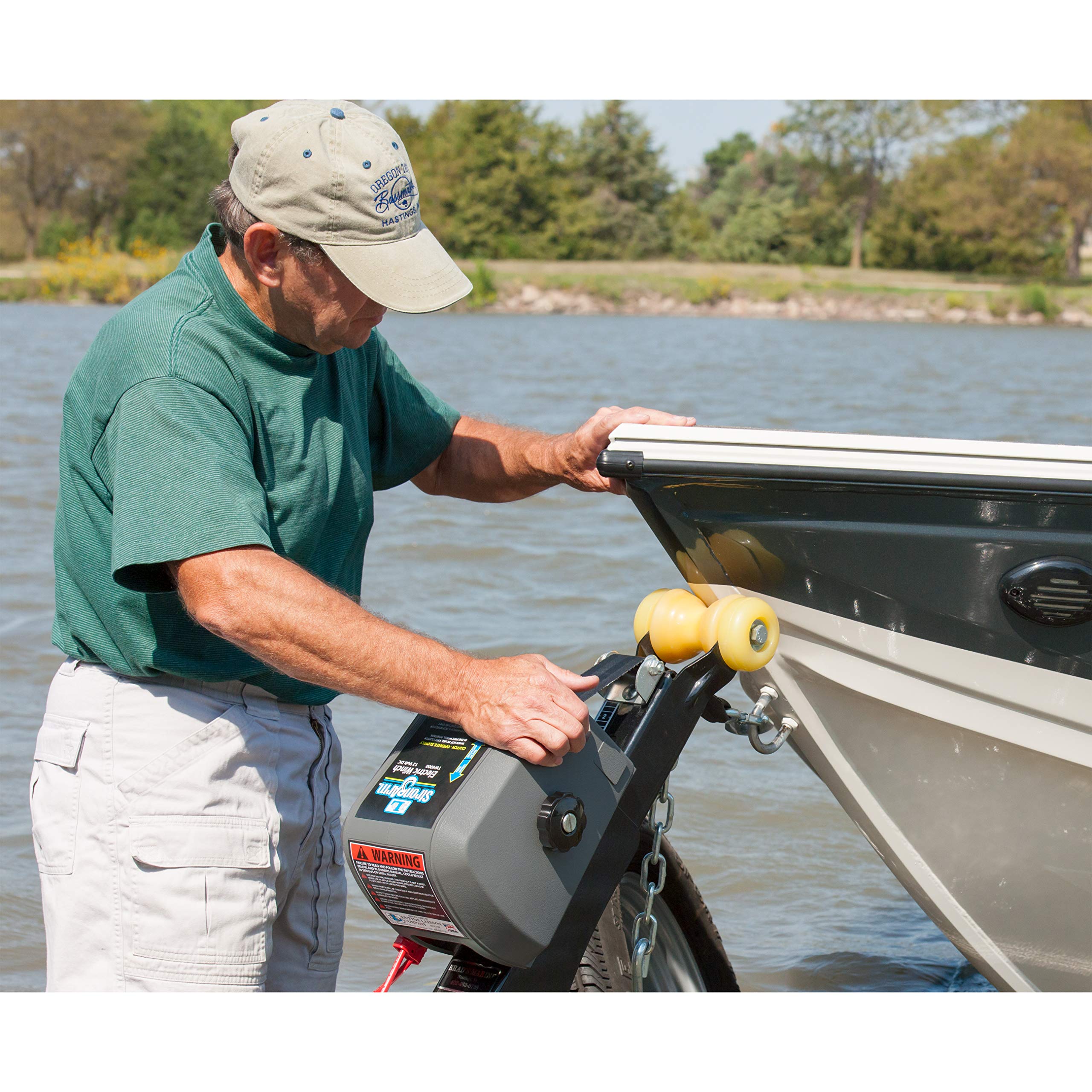 Electric Goldenrod Trailer Winch 1500LBS