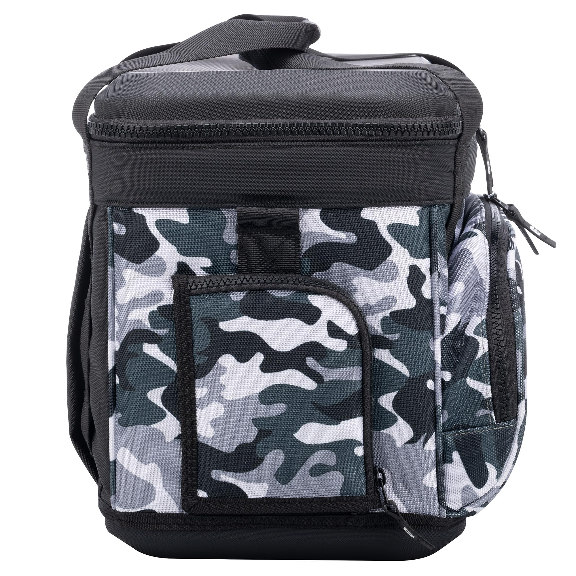 Drifter Grizzly 20 Soft Sided Cooler | 20 qt Flip-Top Cooler Bag | Ice Chest for Beach Boat Camping Fishing Hiking Hunting Picnic | Lightweight Portable Insulated Waterproof | White Bubble Snow Camo
