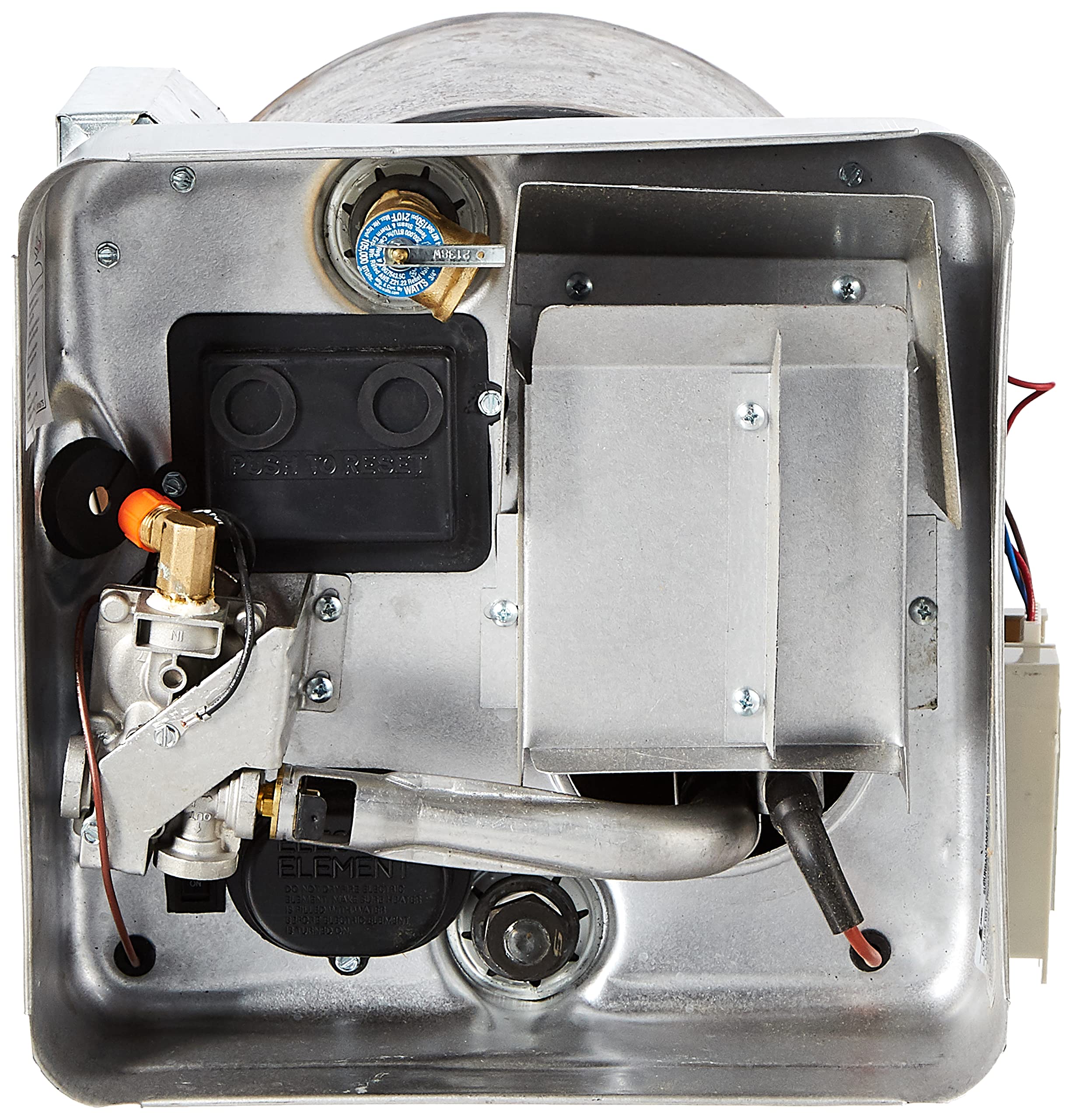 Suburban RV Tank Water Heater SW6DE - 6 gallon Porcelain Lined Steel Tank with Direct Spark Ignition (DSI) and Incoloy Electric Element (5239A)