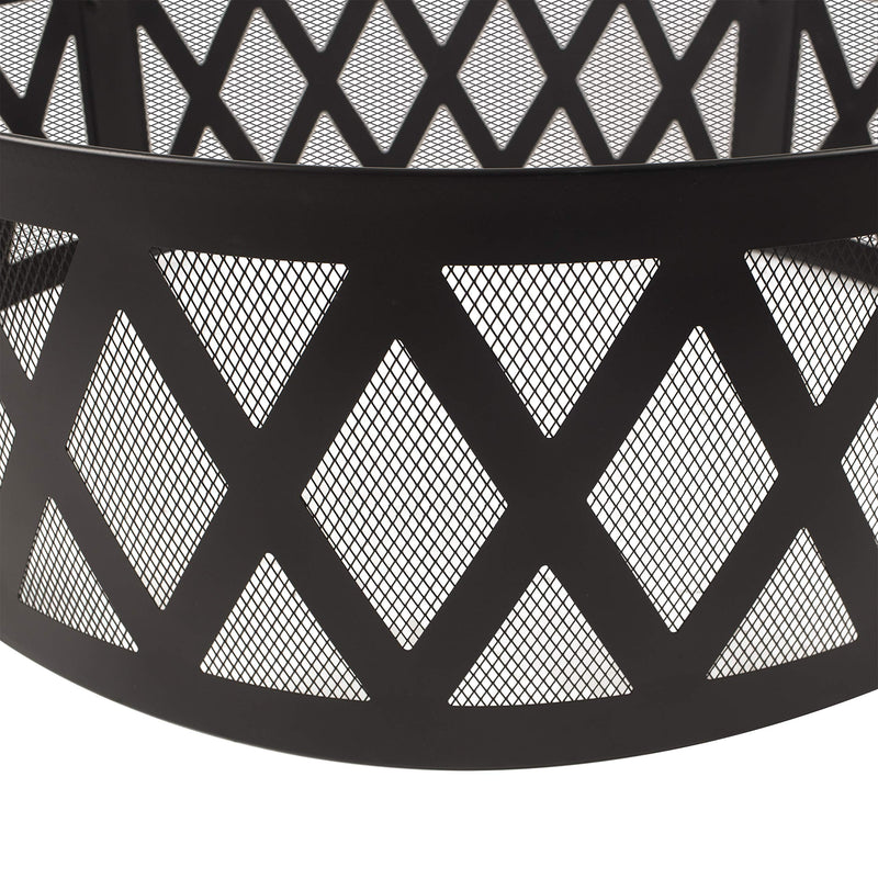 OFW884FR Pleasant Hearth Lattice Fire Ring
