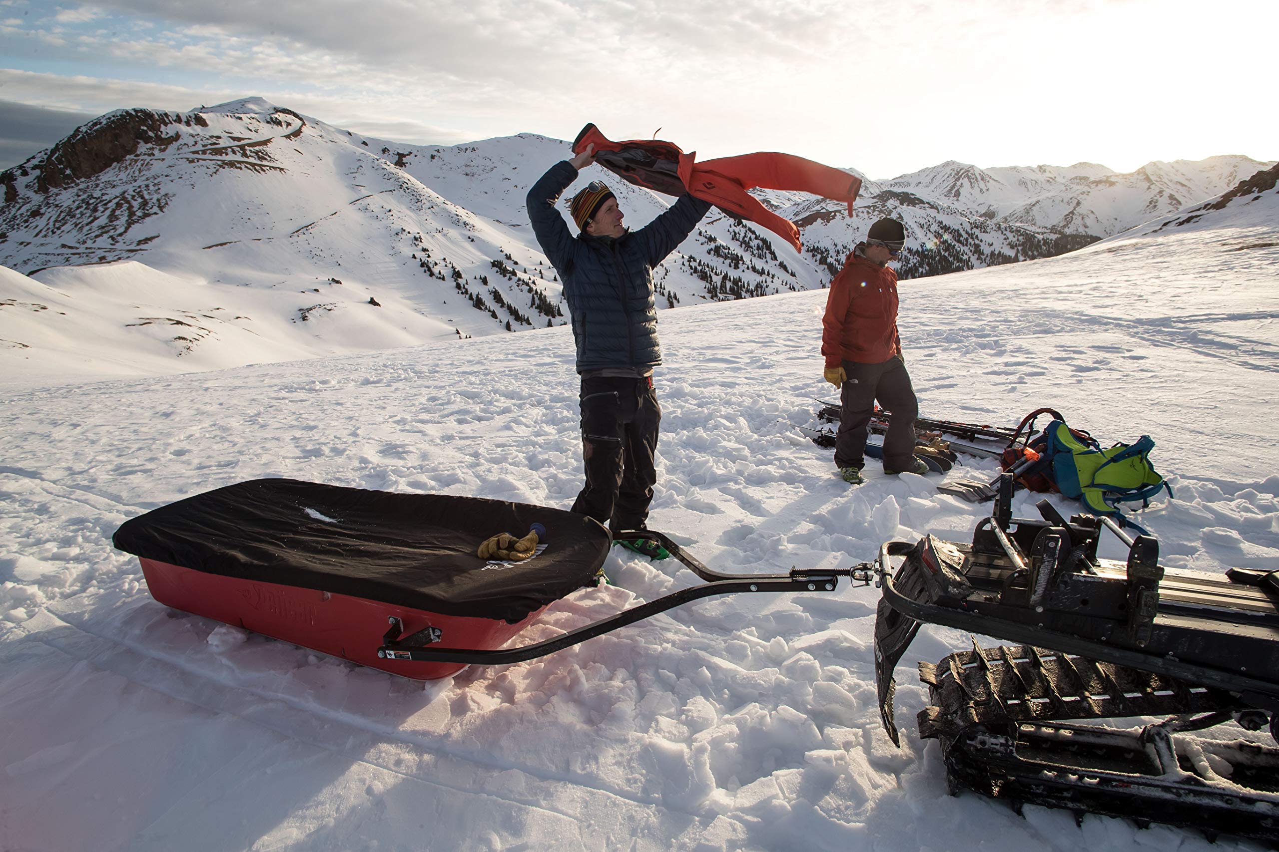 Trek Sport 94 Utility Sled - Pelican Comes with Set of Runners, Tow Hitch & a Travel Cover