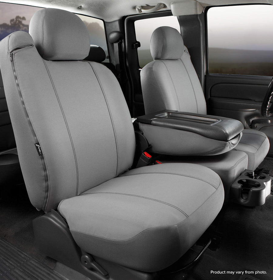 Custom Fit FIA SP87-20 GRAY Front Seat Cover Split Seat 40/20/40 - Poly-Cotton, (Gray)