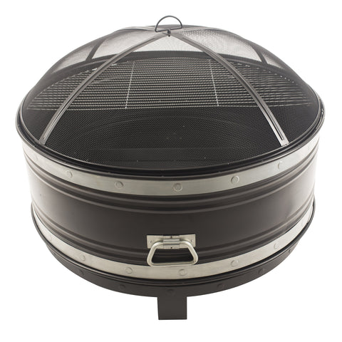 Colossal Pleasant Hearth OFW651R Fire Pit, Black