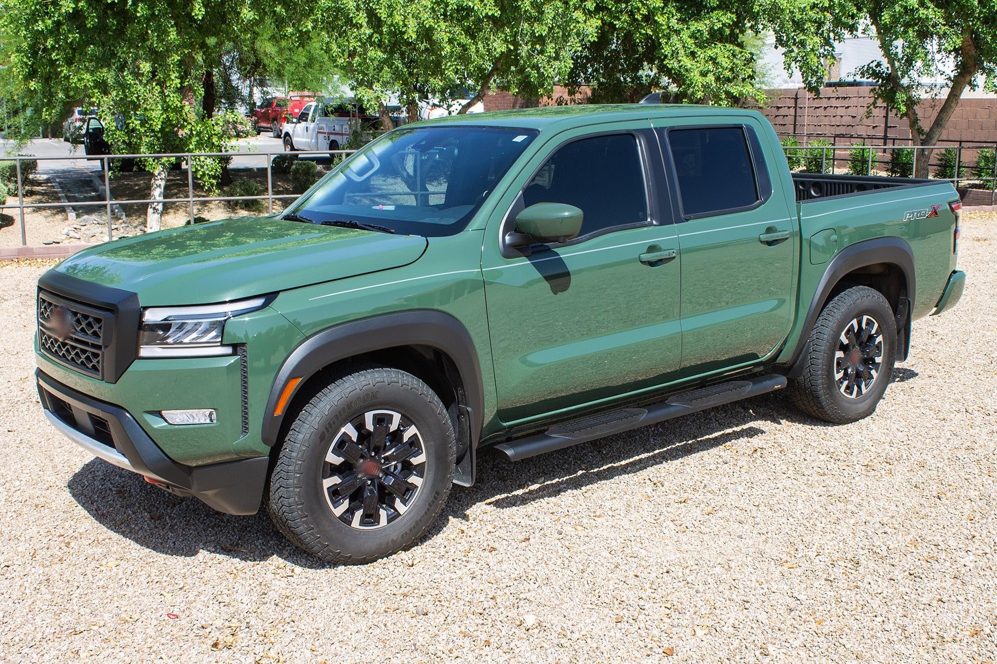5in Oval Style Raptor Series Running Boards Steps Black Aluminum | Part 2007-0589BT
