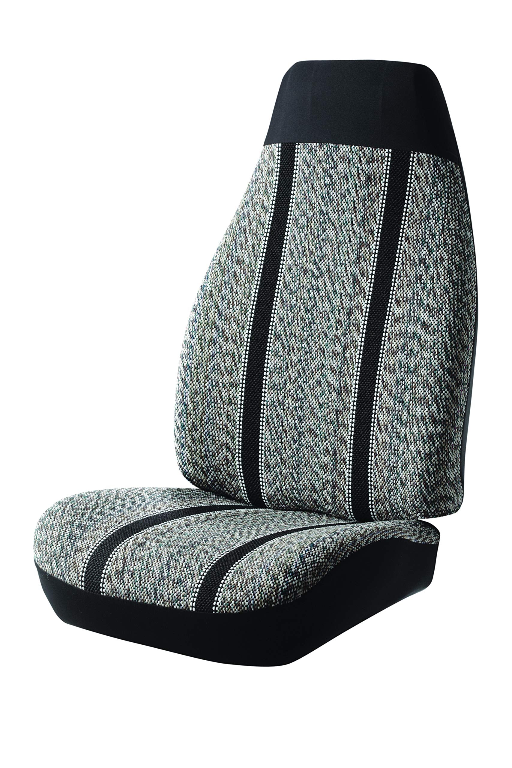 Custom Fit FIA TR42-3 Black Front Seat Cover Split Cushion 40/60 - Saddle Blanket, (Black)