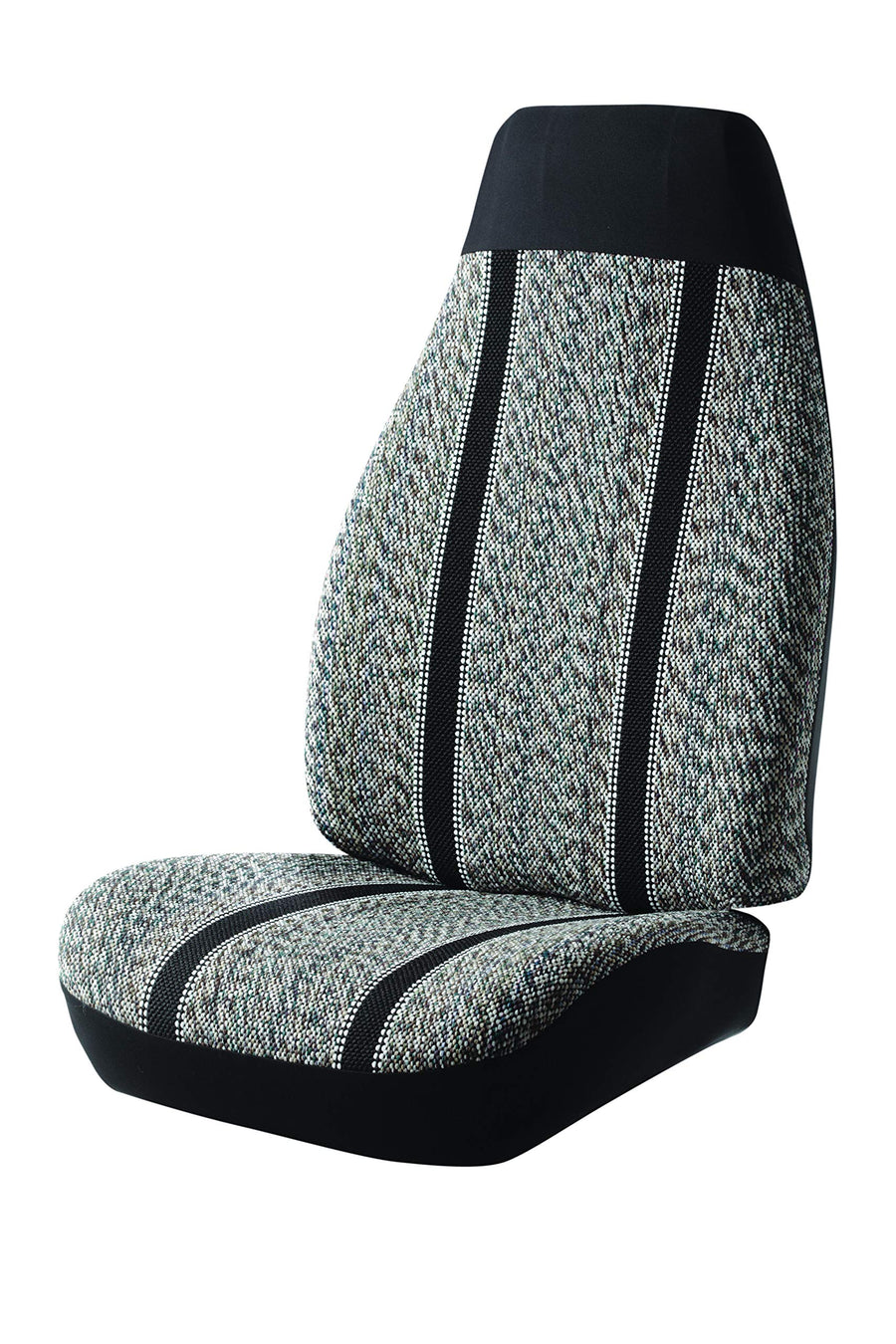 Fia Black TR49-46 Custom Fit Front Seat Cover Bucket Seats - Saddle Blanket, (Black)