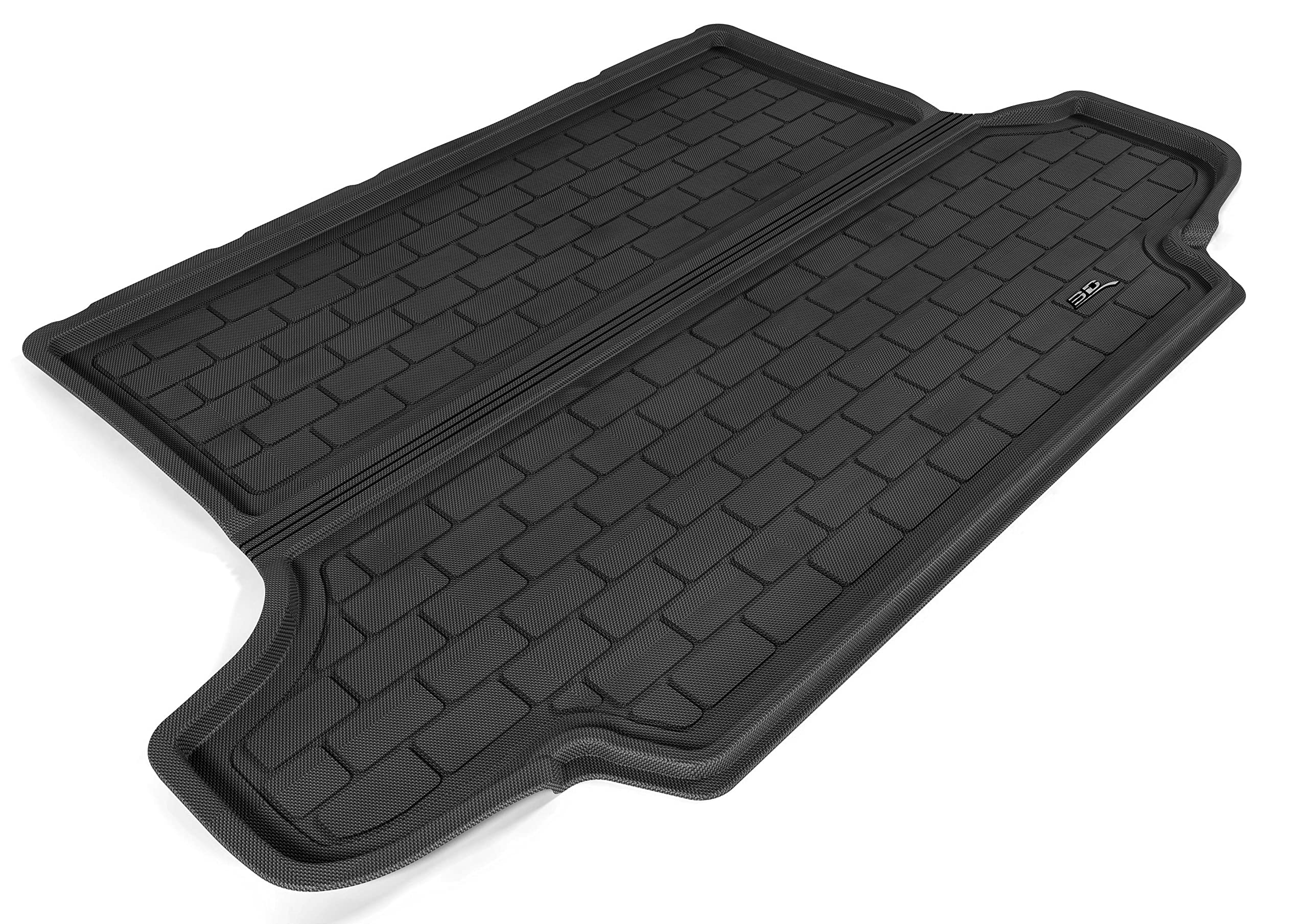 3D MAXpider Custom Fit Cargo All-Weather Floor Mat for Select Nissan Xterra Models - Kagu Rubber (Black)