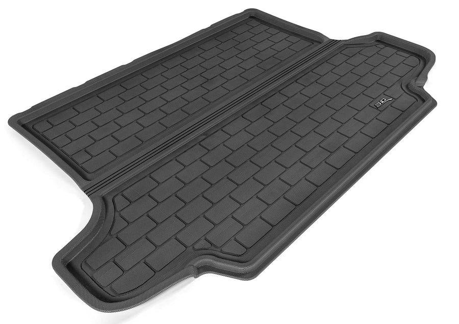 3D MAXpider Custom Fit Cargo All-Weather Floor Mat for Select Nissan Xterra Models - Kagu Rubber (Black)