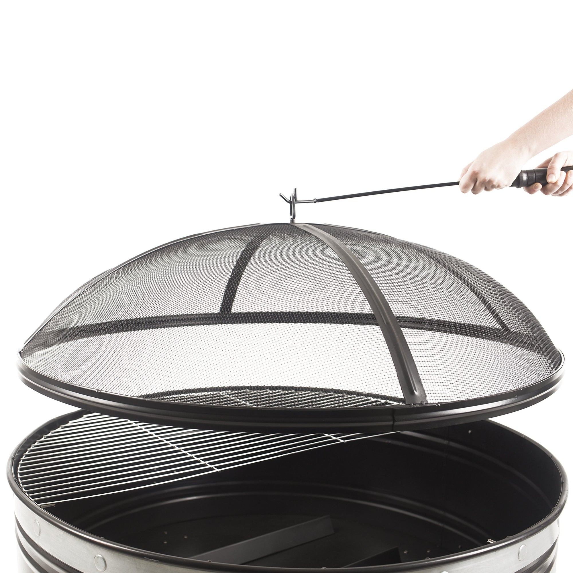 Colossal Pleasant Hearth OFW651R Fire Pit, Black
