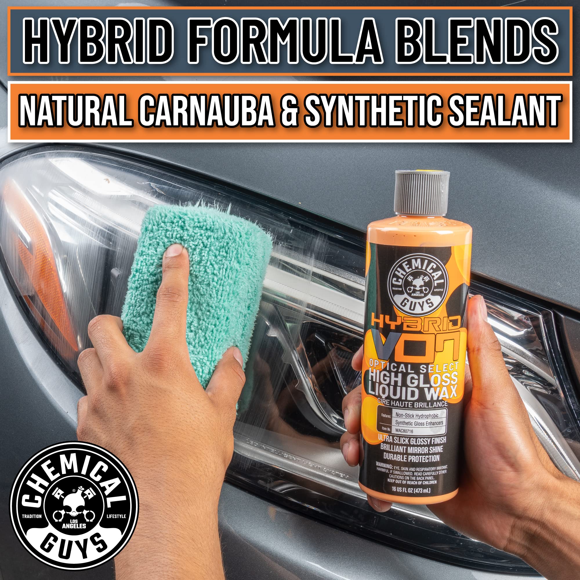 Hybrid V7 Optical Select High Gloss Liquid Wax Chemical Guys WAC80716