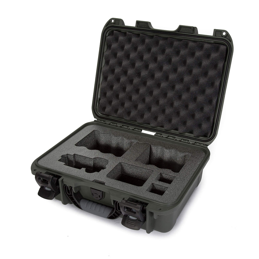 Waterproof Nanuk 920 Hard Case with Custom Foam Insert for Sony A7R Size Camera - Olive