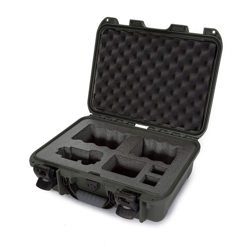 Waterproof Nanuk 920 Hard Case with Custom Foam Insert for Sony A7R Size Camera - Olive