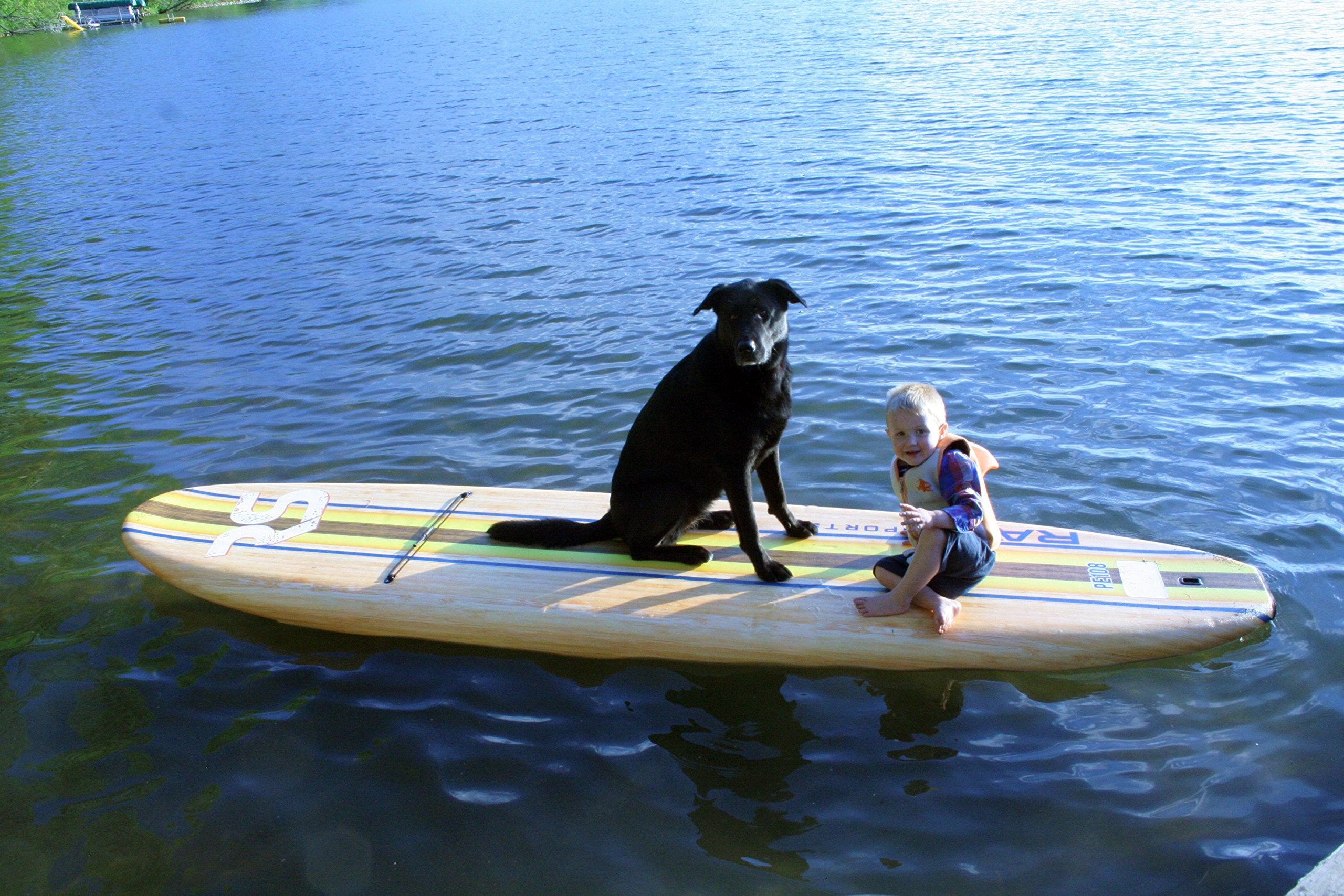 Bamboo Soft Top RAVE 2725 SUP w/Paddle and Leash - 10'8"
