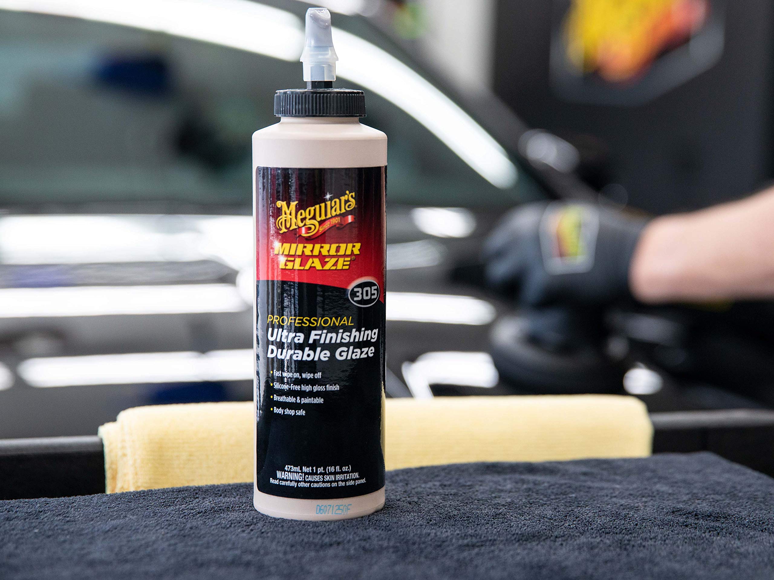 Mirror Glaze Meguiar's M30516 Ultra Finishing Durable Glaze, 16 Fluid Ounces