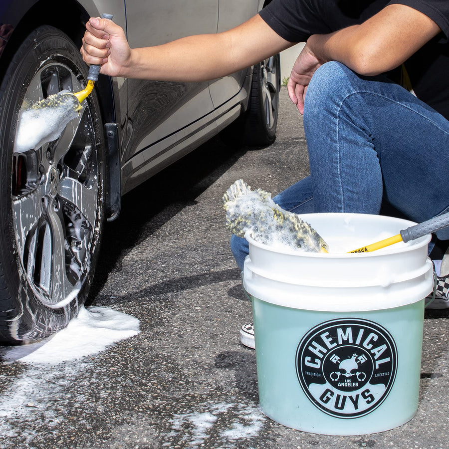 Chemical Guys Rimpaca ACC615 Reach Around Ultimate 2 Piece Wheel Brush Set (Rimpaca Wheel Cleaners)