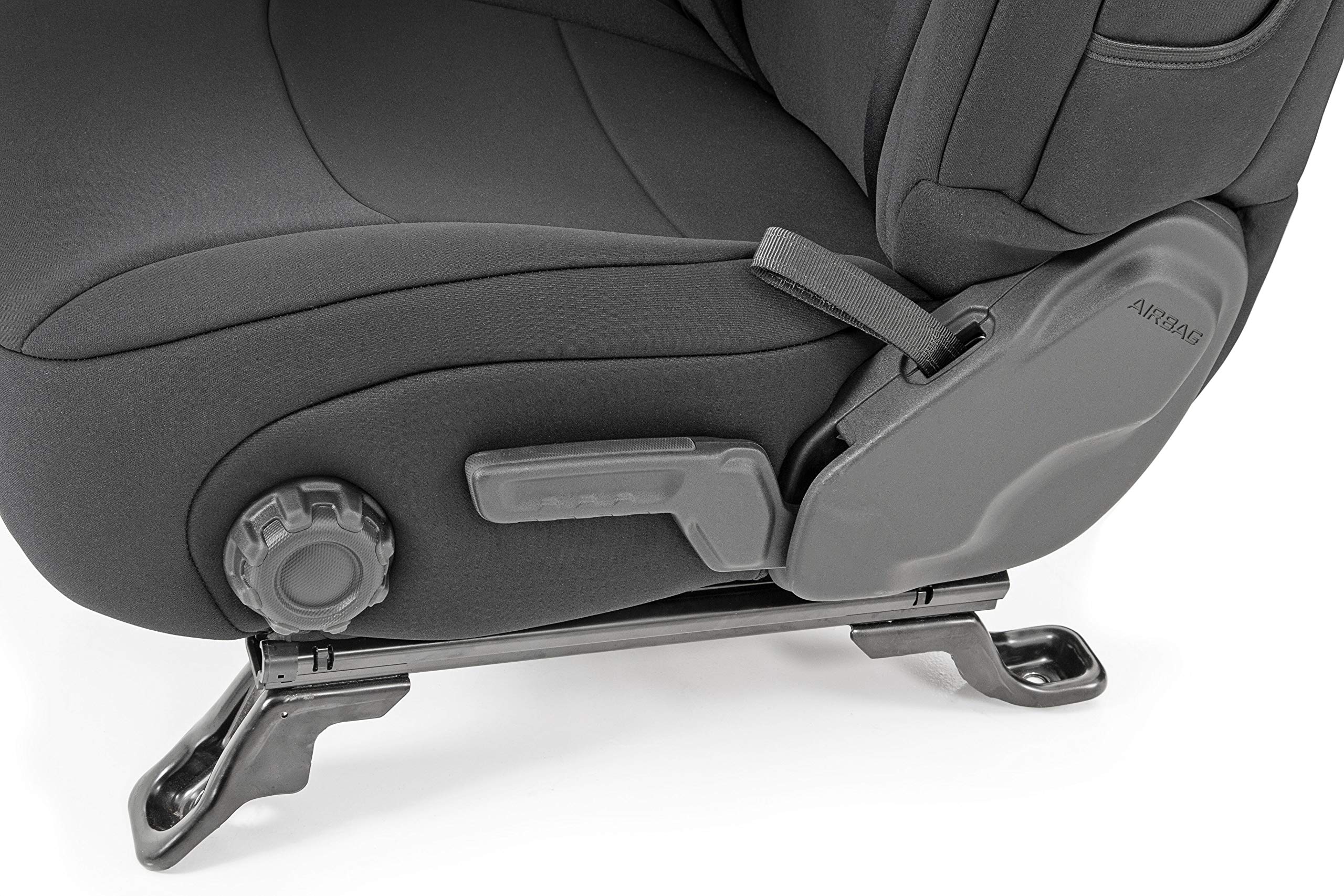 Rough Country Seat Covers Neoprene for Jeep Wrangler TJ (1997-2002) - Waterproof & UV Resistant, Foam Padded, Front & Rear Seat Cover Set