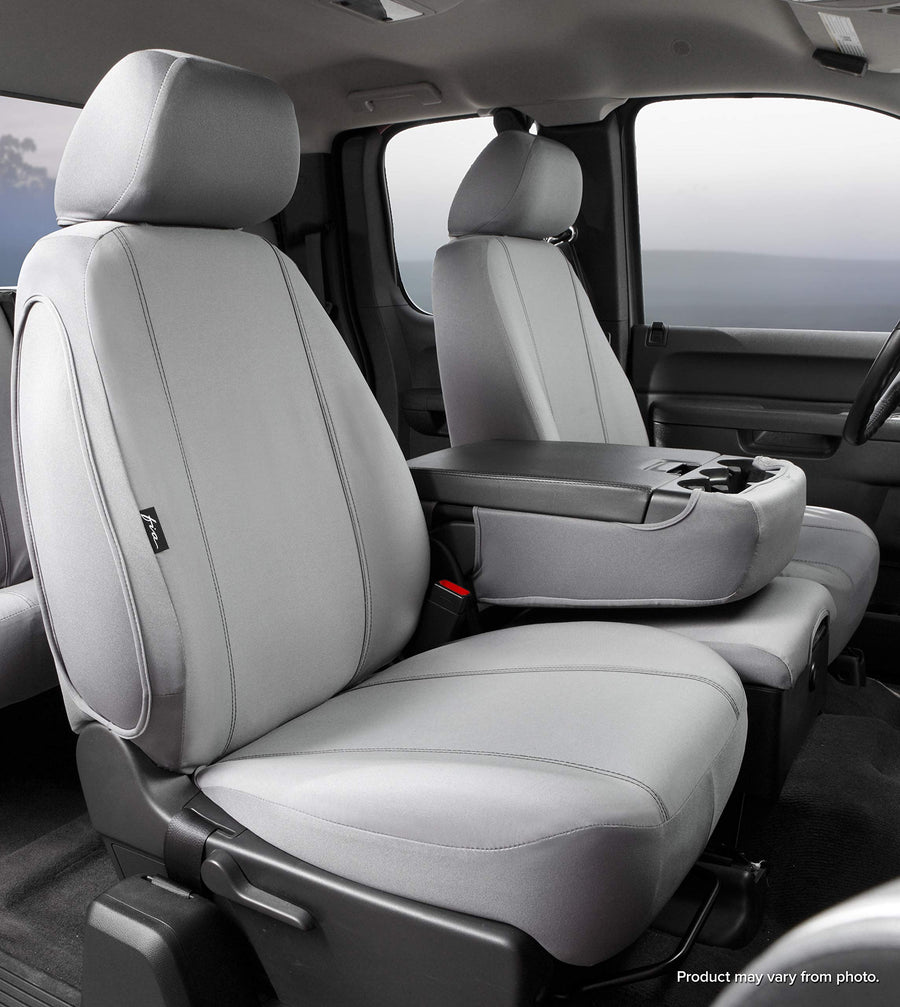 Fia Gray SP88-36 Custom Fit Front Seat Cover Split Seat 40/20/40 - Polyester, (Gray)