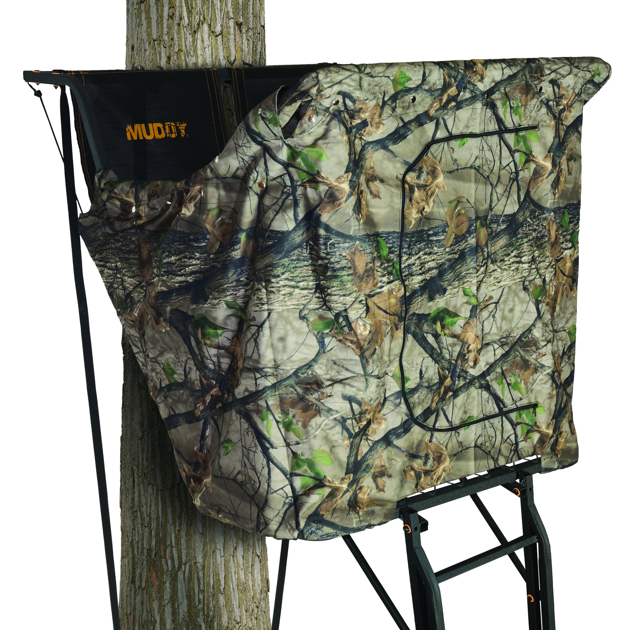 Muddy Blind Kit II to Fit Side Kick and Sky-Rise Ladderstand, Camo, One Size