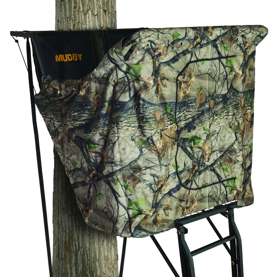 Muddy Blind Kit II to Fit Side Kick and Sky-Rise Ladderstand, Camo, One Size