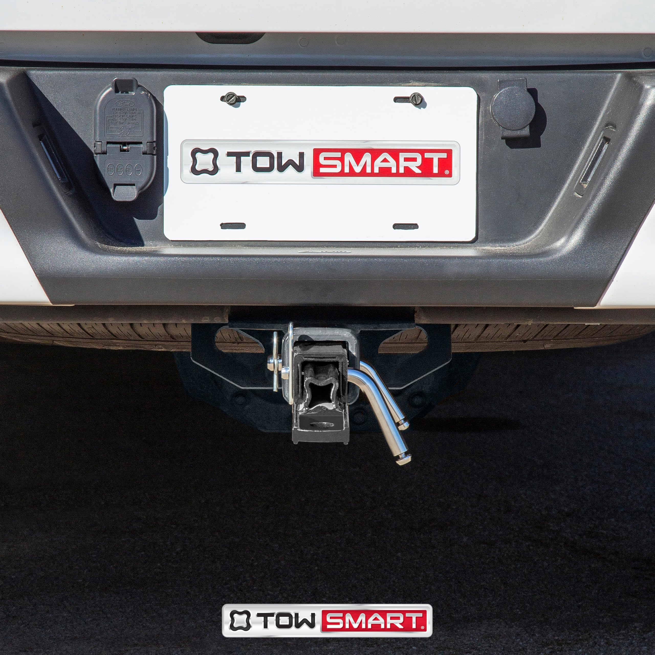 TOWSMART 1-1/4 in. Drop Class II, 3,500 lb. x 3/4 in. Rise x 3/4 in. Shank, X-Mount Trailer Hitch Ball Mount
