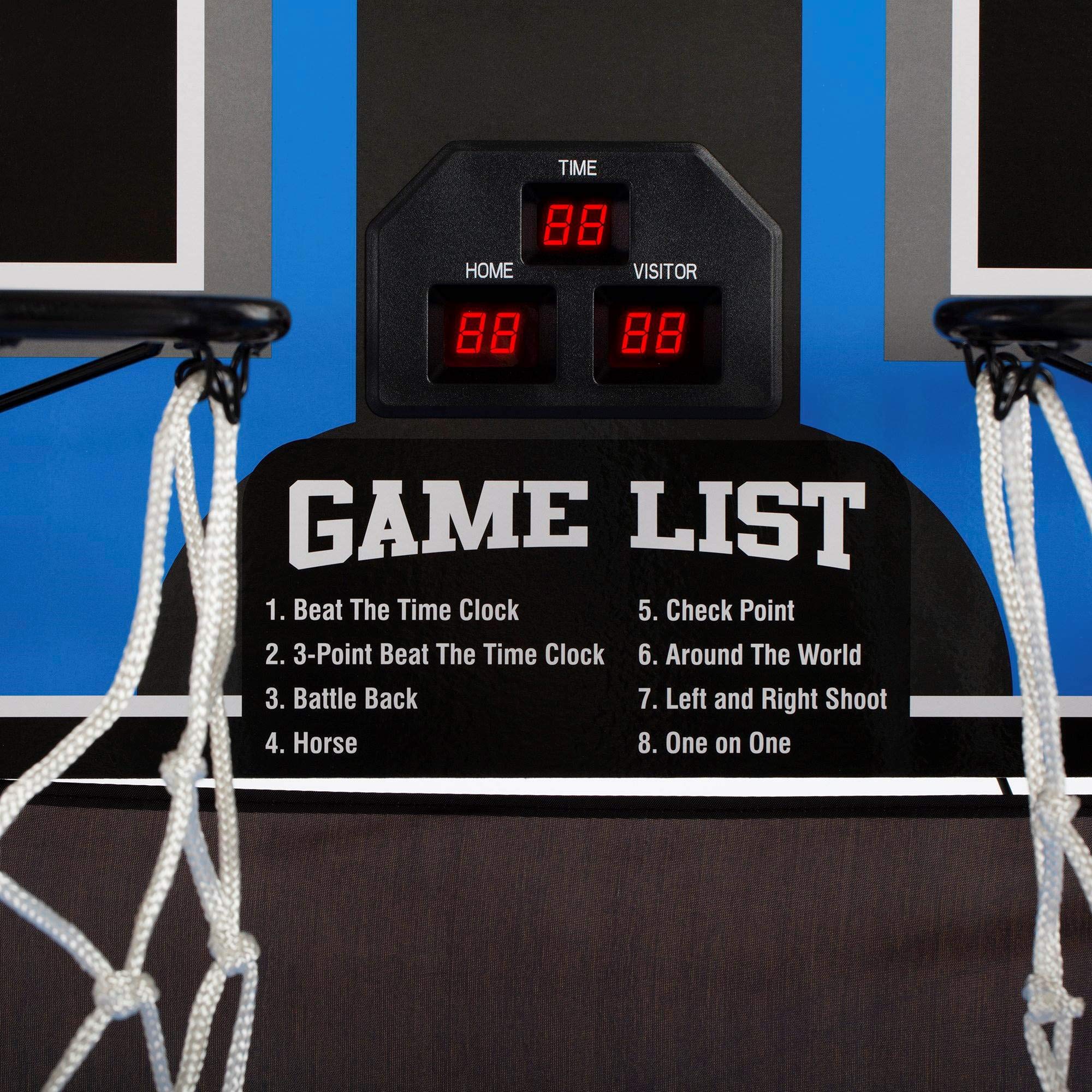 Big Shot II Triumph Sports Double Shootout Basketball Game - LED Scorer - 8 Game Modes - 4 Basketballs