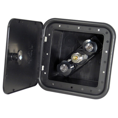 Phoenix Faucets Spray-Away PF247701 Two-Handle Hot and Cold Outlet with Quick Connect - Black