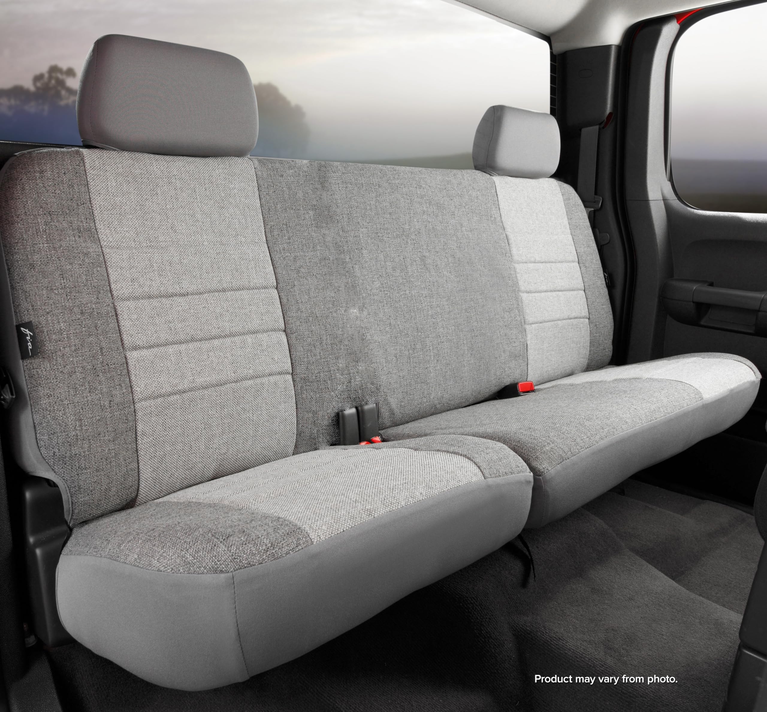 Fia Gray OE35-3 Custom Fit Rear Seat Cover Split Cushion 60/40 - Tweed