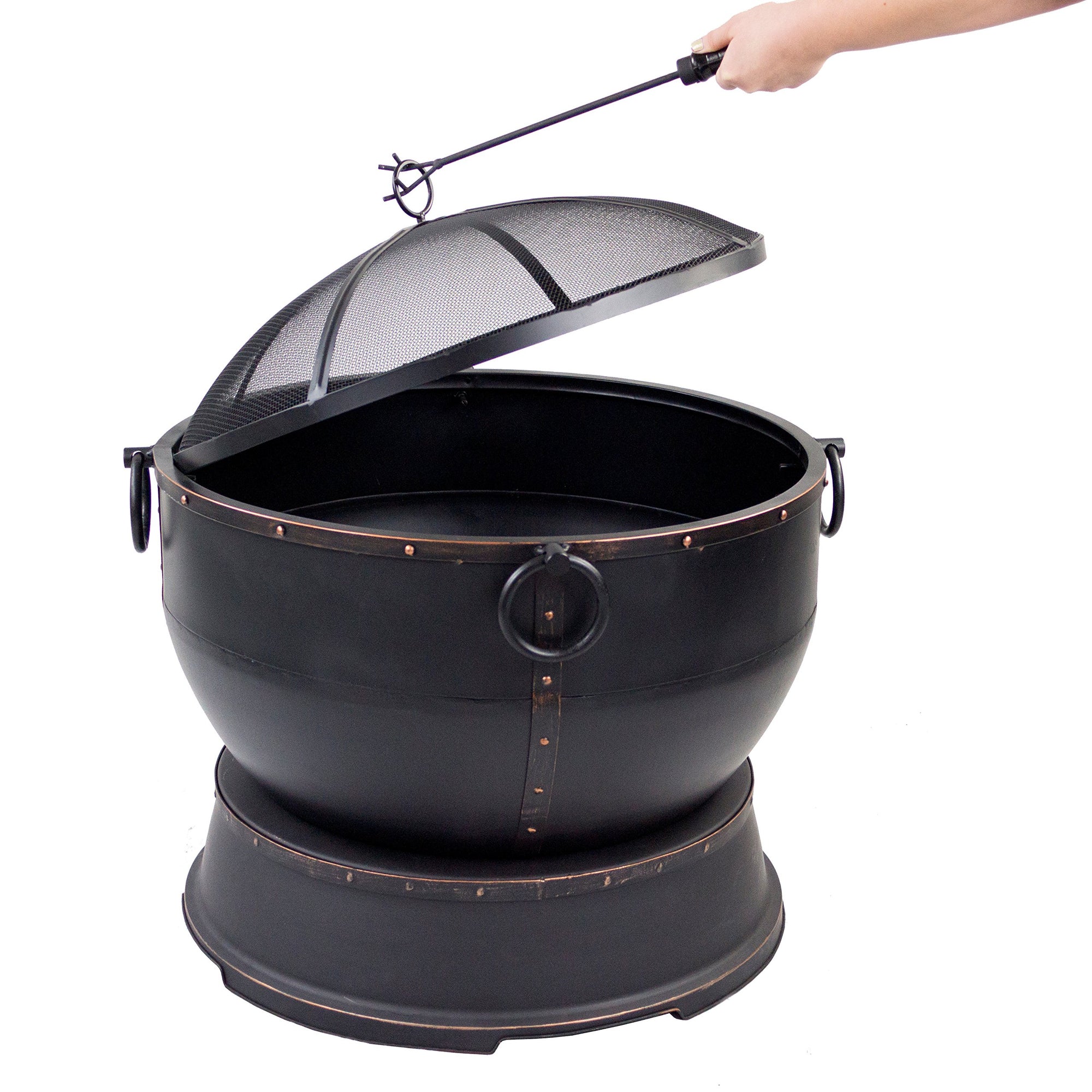 Athena Pleasant Hearth Deep Bowl 28" Fire Pit