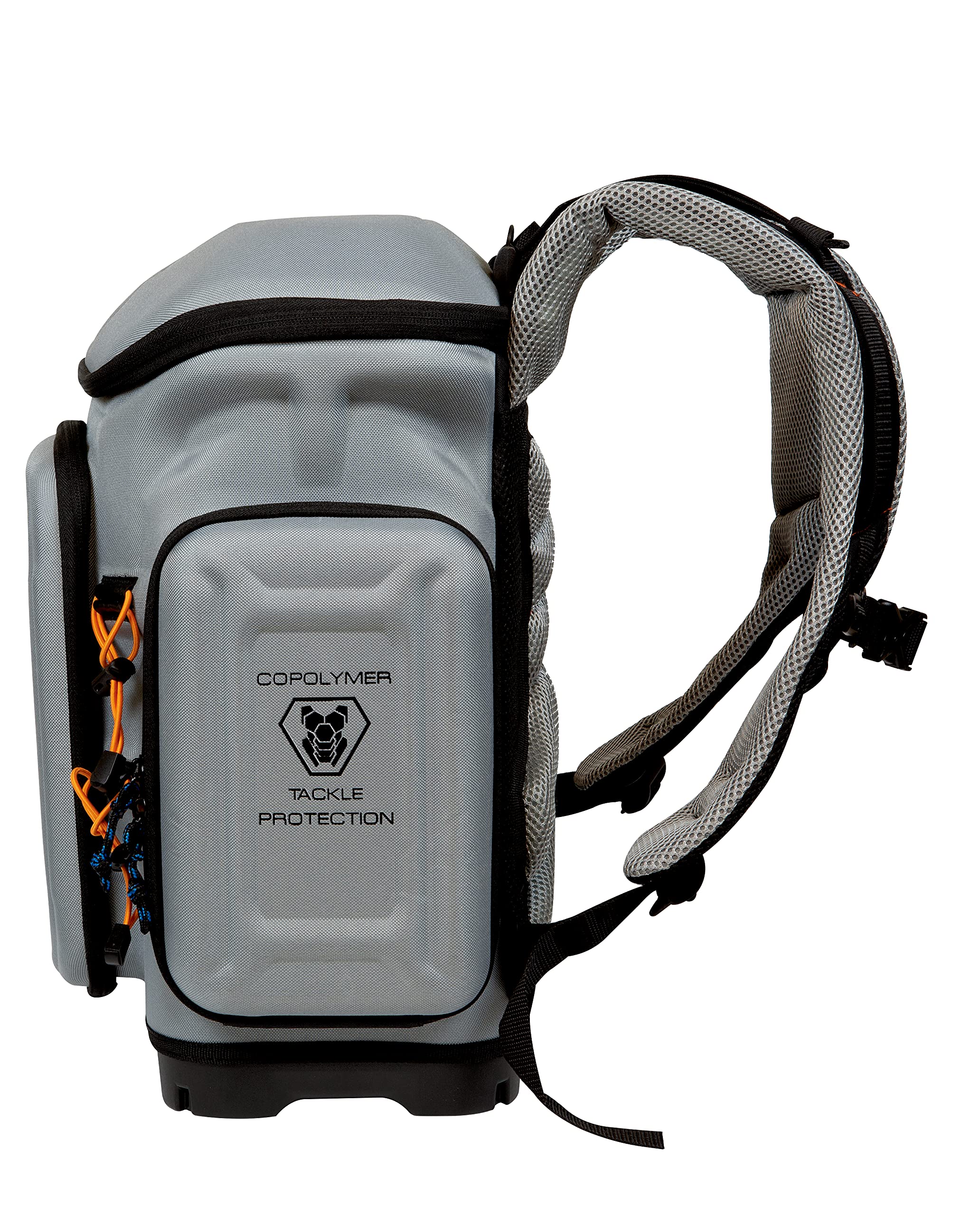 Plano 3700 Atlas Fishing Tackle Backpack, Gray EVA Material, Includes 3 3750 StowAway Utility Boxes for Worms, Lures, & Baits, Waterproof & Non-Skid Base, Grey