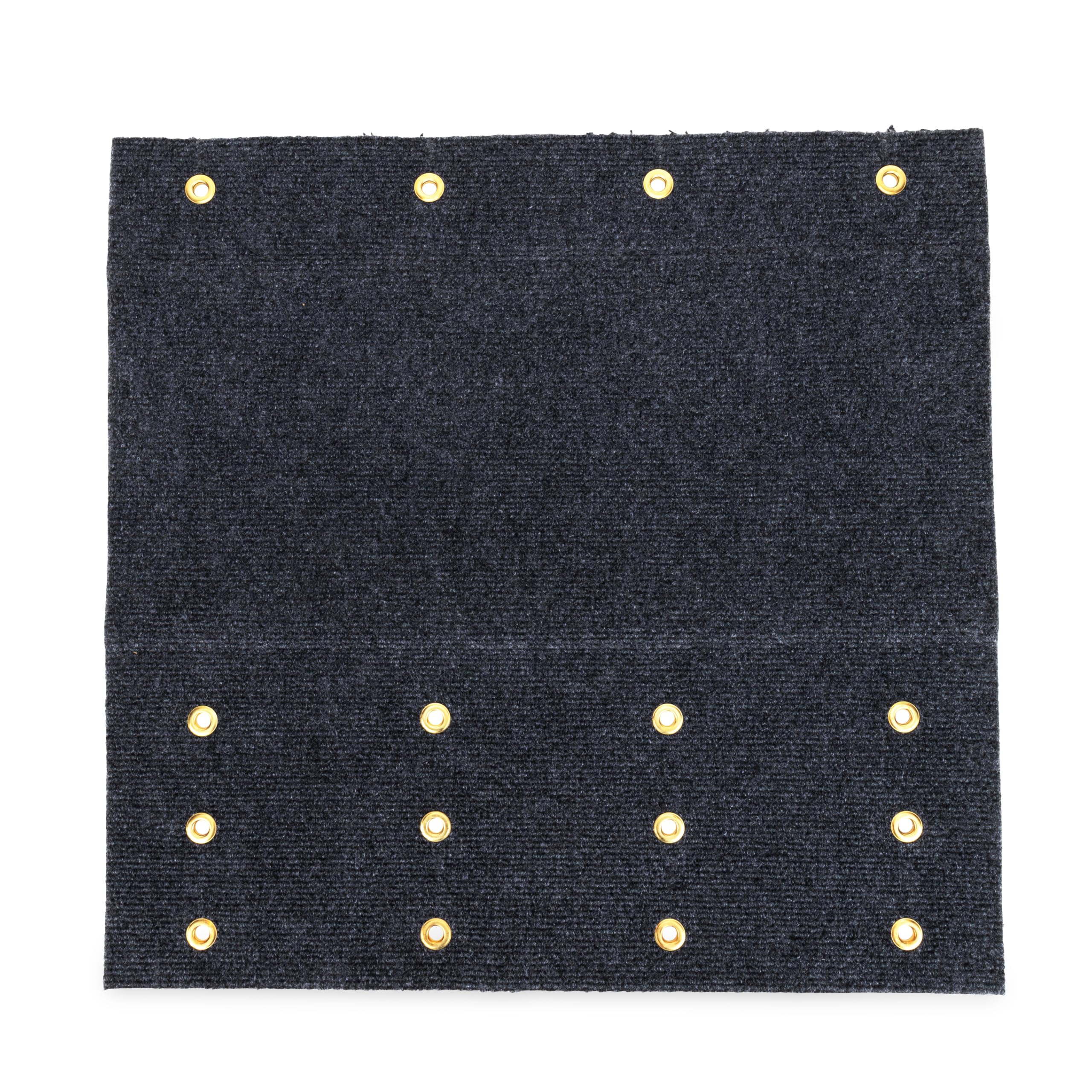 Wrap Around Camco Step Rug- Protects Your RV from Unwanted Tracked in Dirt, Works on Electrical & Manual RV Steps - Extra Large - 23 inch - Gray - (42935)