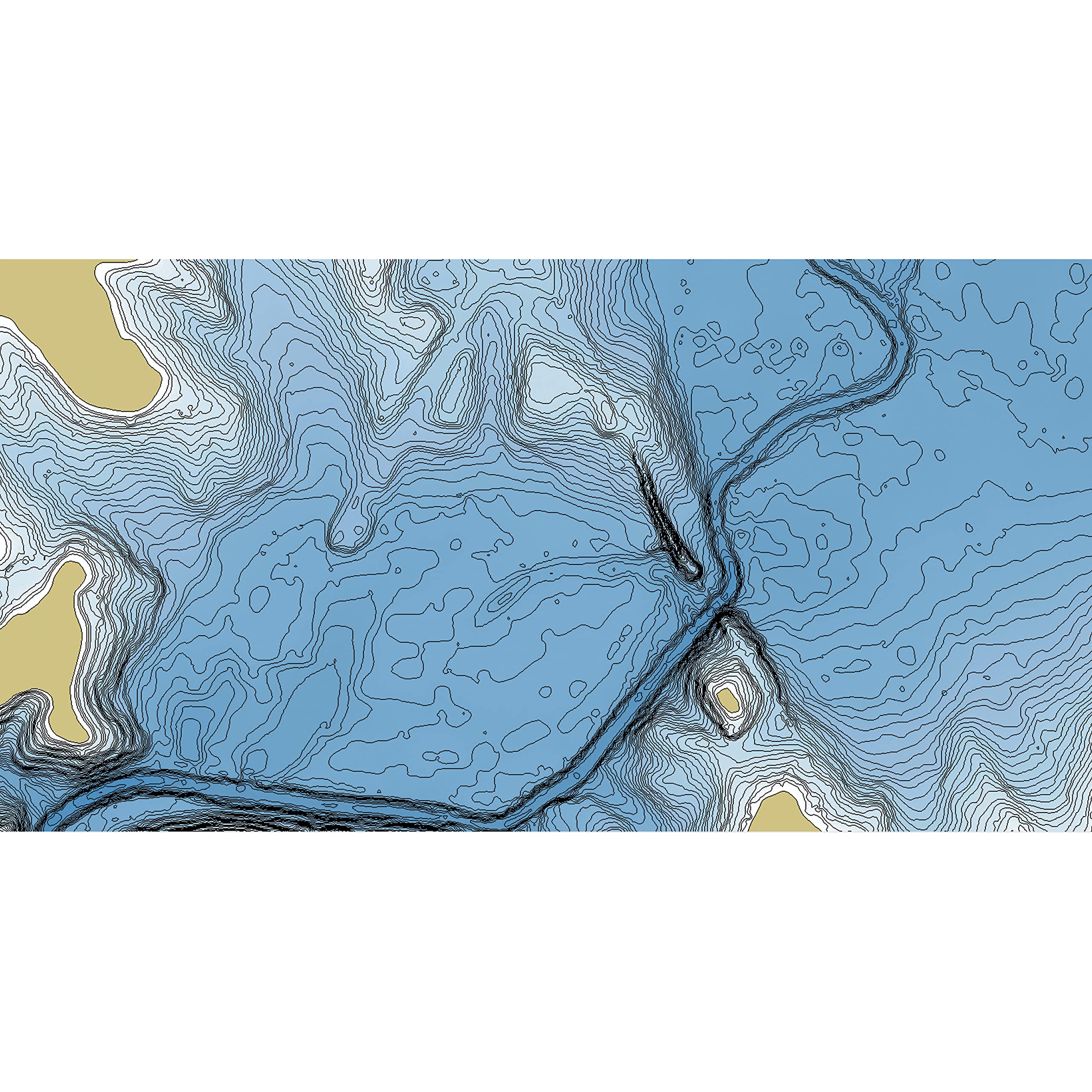 LakeMaster Humminbird Mid-Atlantic V1 Map SD Card for Fish Finders