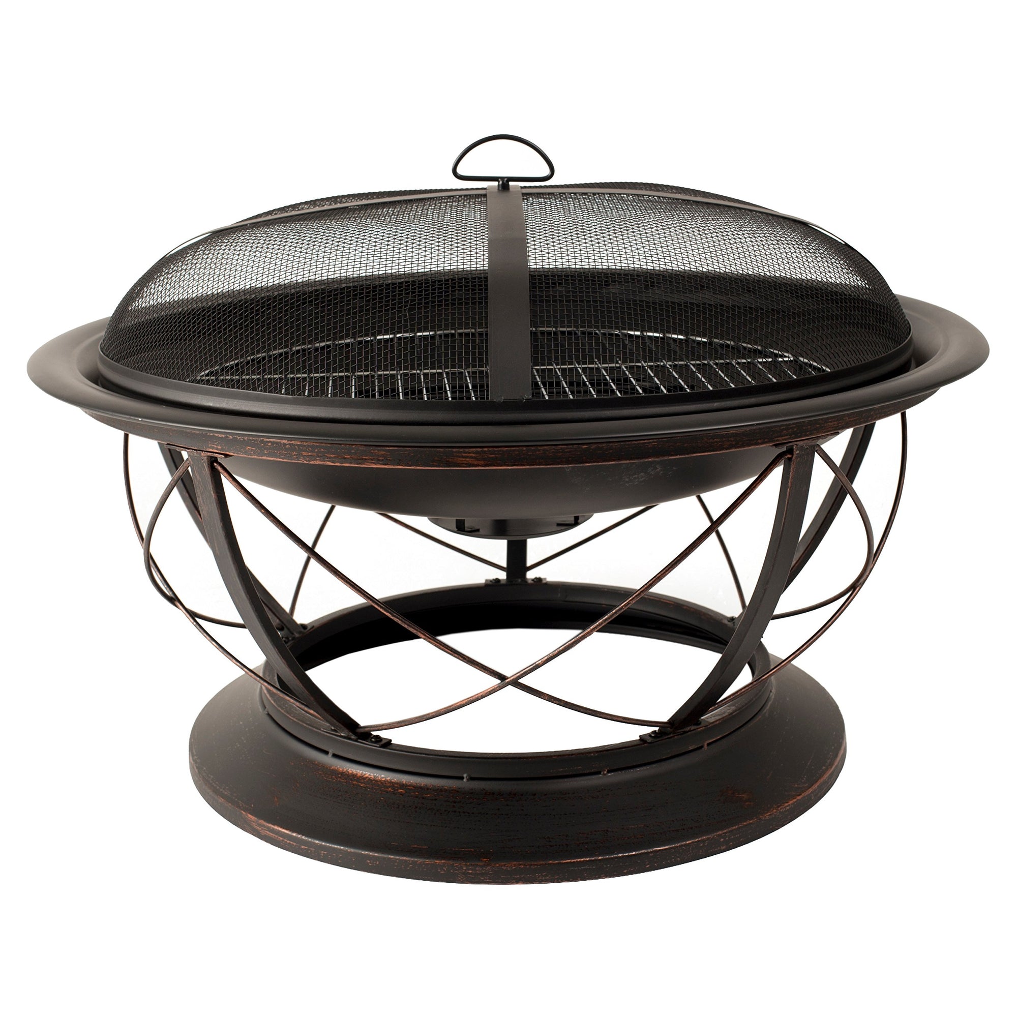 Palmetto OFW717RC Pleasant Hearth Fire Pit with Cooking Grid