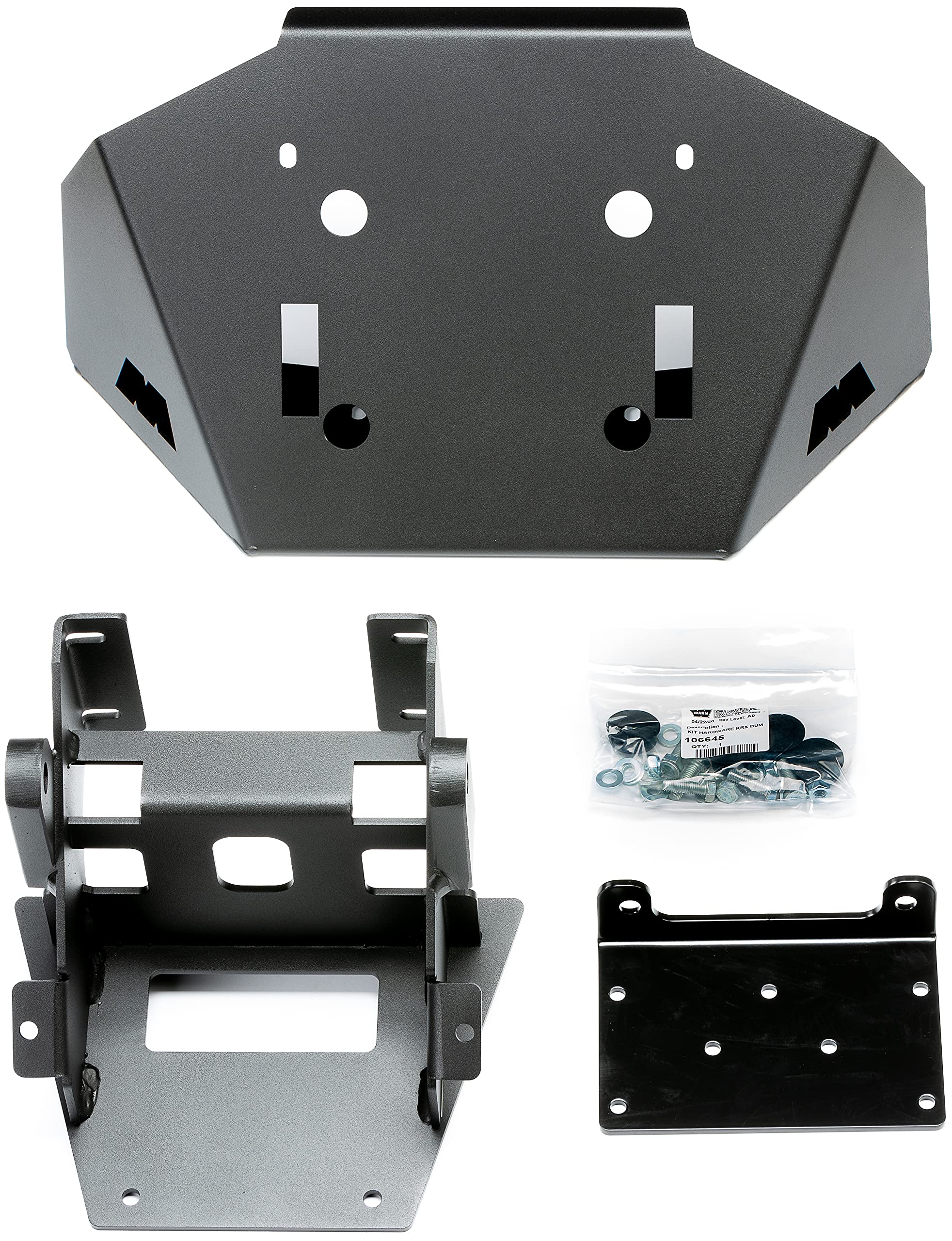 106612 WARN Bumper Mounting Kit, Fits: Kawasaki KRX 1000