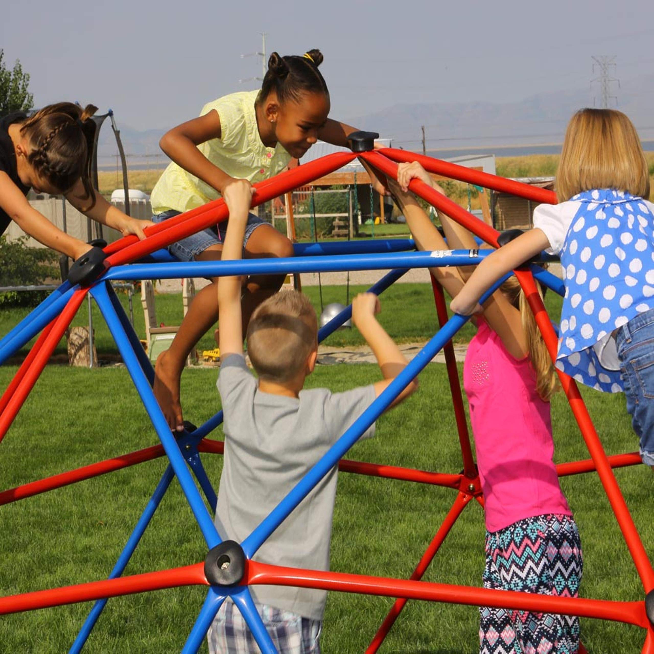 Geometric Dome Climber Lifetime Play Center (Primary Colors), 60-Inch