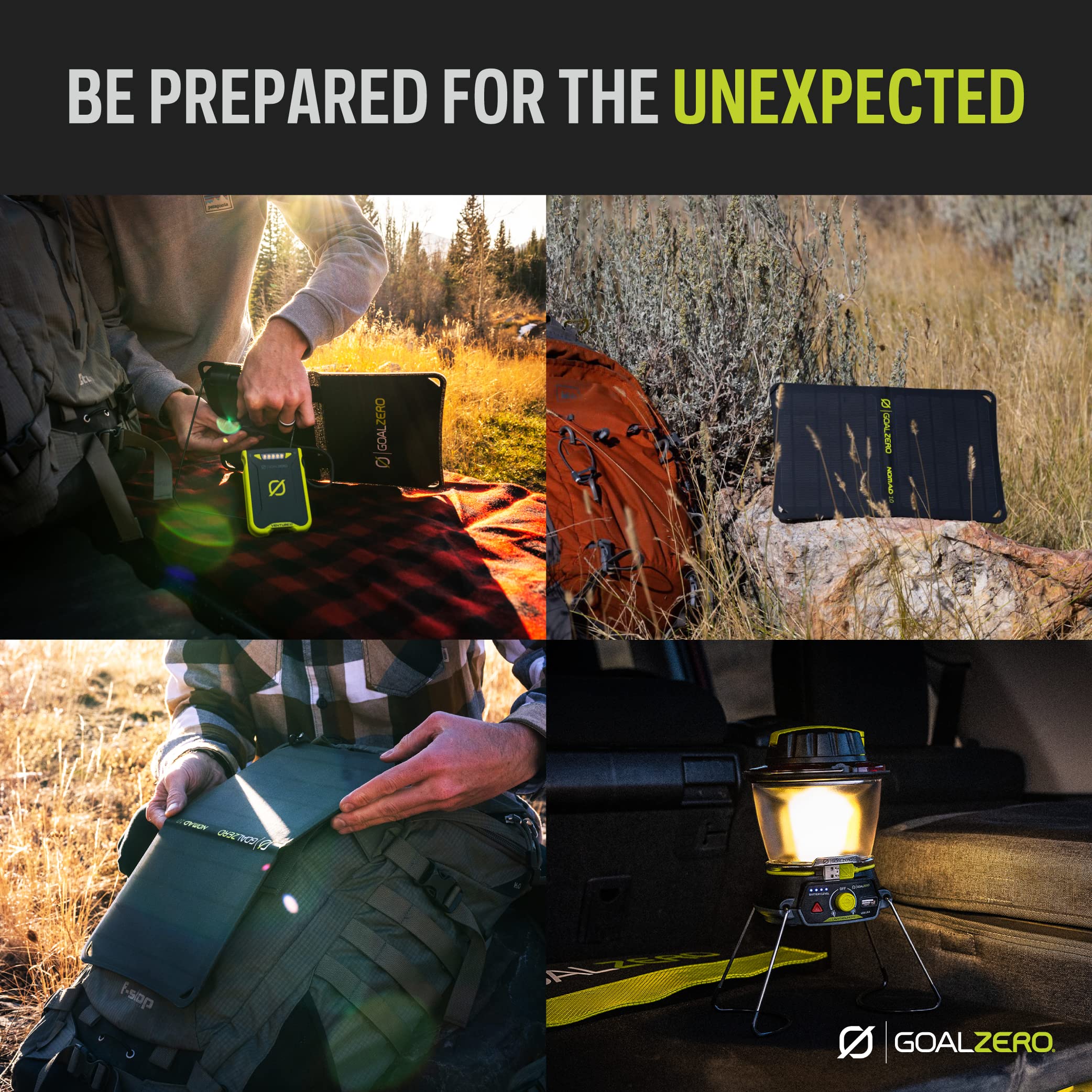 Goal Zero 10 Nomad, Foldable Monocrystalline 10 Watt Solar Panel with USB Port, Portable Solar Panel Backpacking, Hiking and Travel. Lightweight Backpack Solar Panel Charger with Adjustable Kickstand