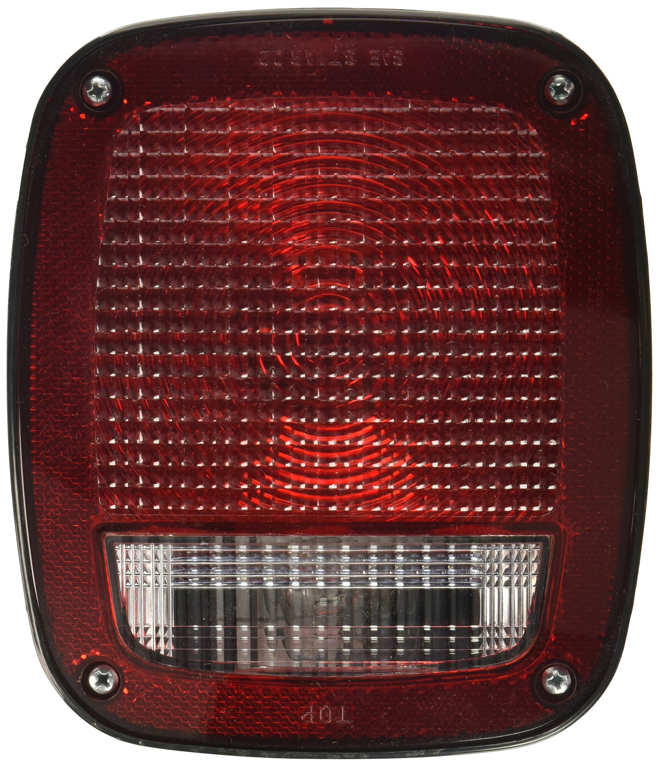 Crown Automotive Electrical Tail Light, Lighting and Body, clear red