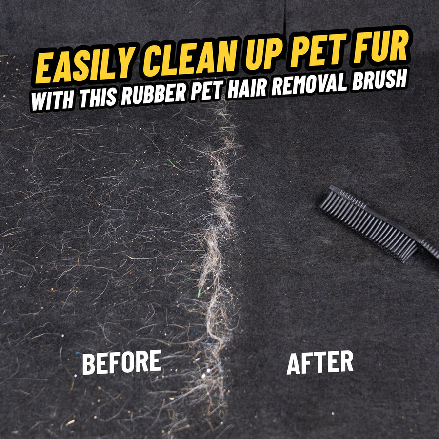Chemical Guys Rubber Professional Pet Hair Removal Brush – Multi Surface Detailing & Pet Hair Removal Tool for Cars, Trucks, SUVs, RVs & Home – Removes Lint and Debris from Upholstery and Carpet