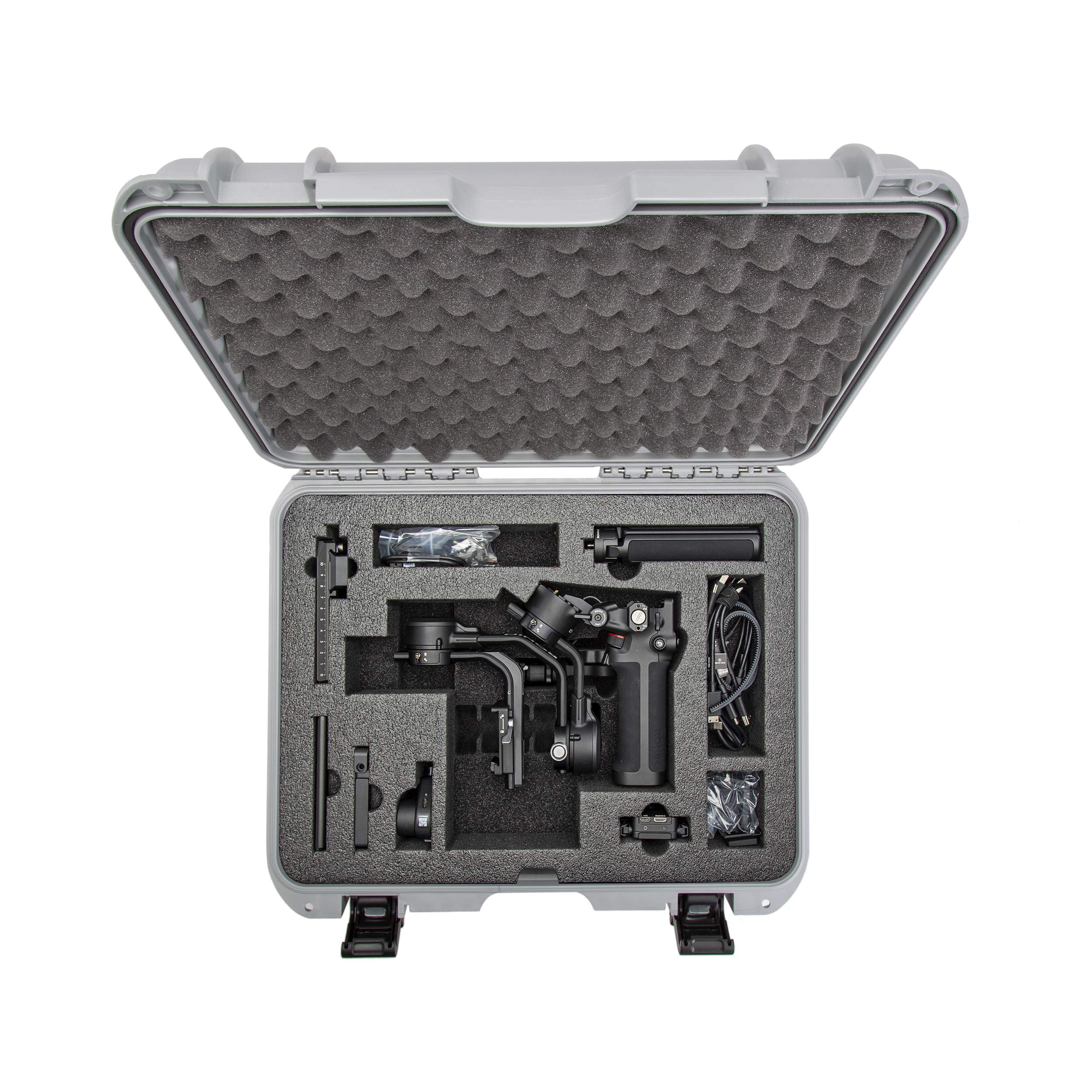 Nanuk Hard Case Waterproof with Foam Insert for DJI Ronin RSC 2 and Pro Combo Version - Silver