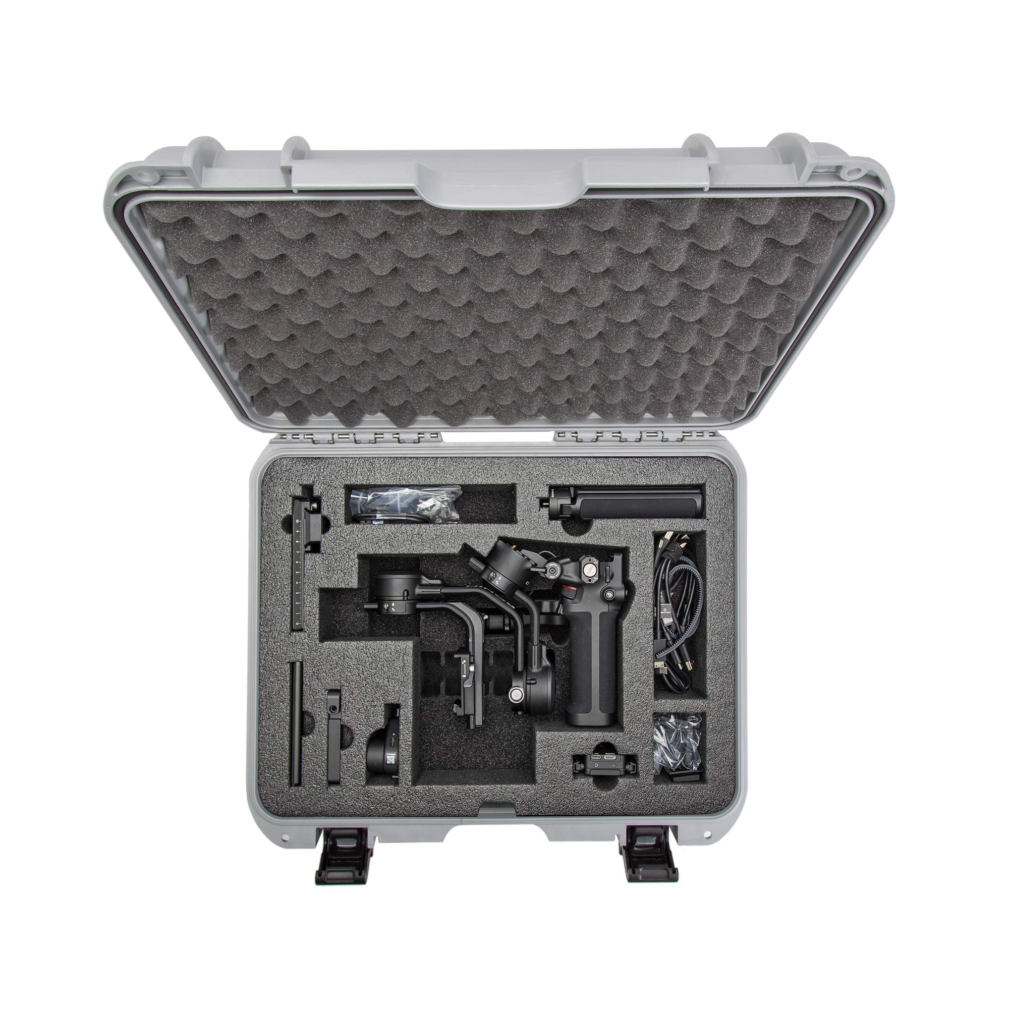 Nanuk Hard Case Waterproof with Foam Insert for DJI Ronin RSC 2 and Pro Combo Version - Silver