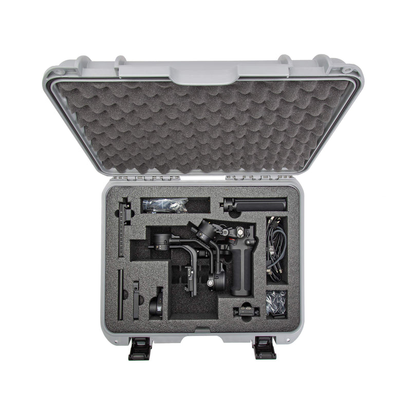 Nanuk Hard Case Waterproof with Foam Insert for DJI Ronin RSC 2 and Pro Combo Version - Silver