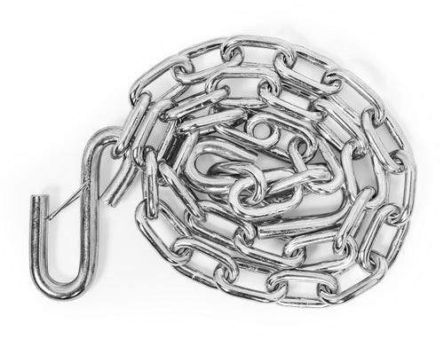 Camco 48" Heavy Duty Steel Safety Chains with Spring Hooks - Secures Tow Vehicle to Trailer - Class II 3,500 lb Capacity - Great for RV, Trailer, and Boat Towing - Rust Resistant - (50023)