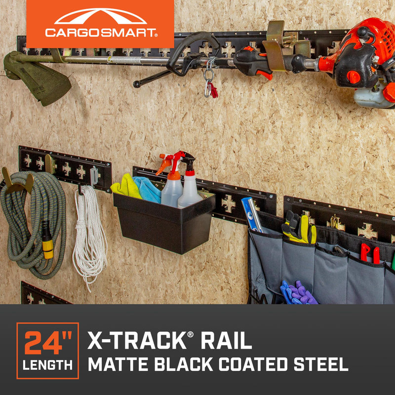 X-Track Rail CargoSmart - 24in Matte Black, Model# 1787