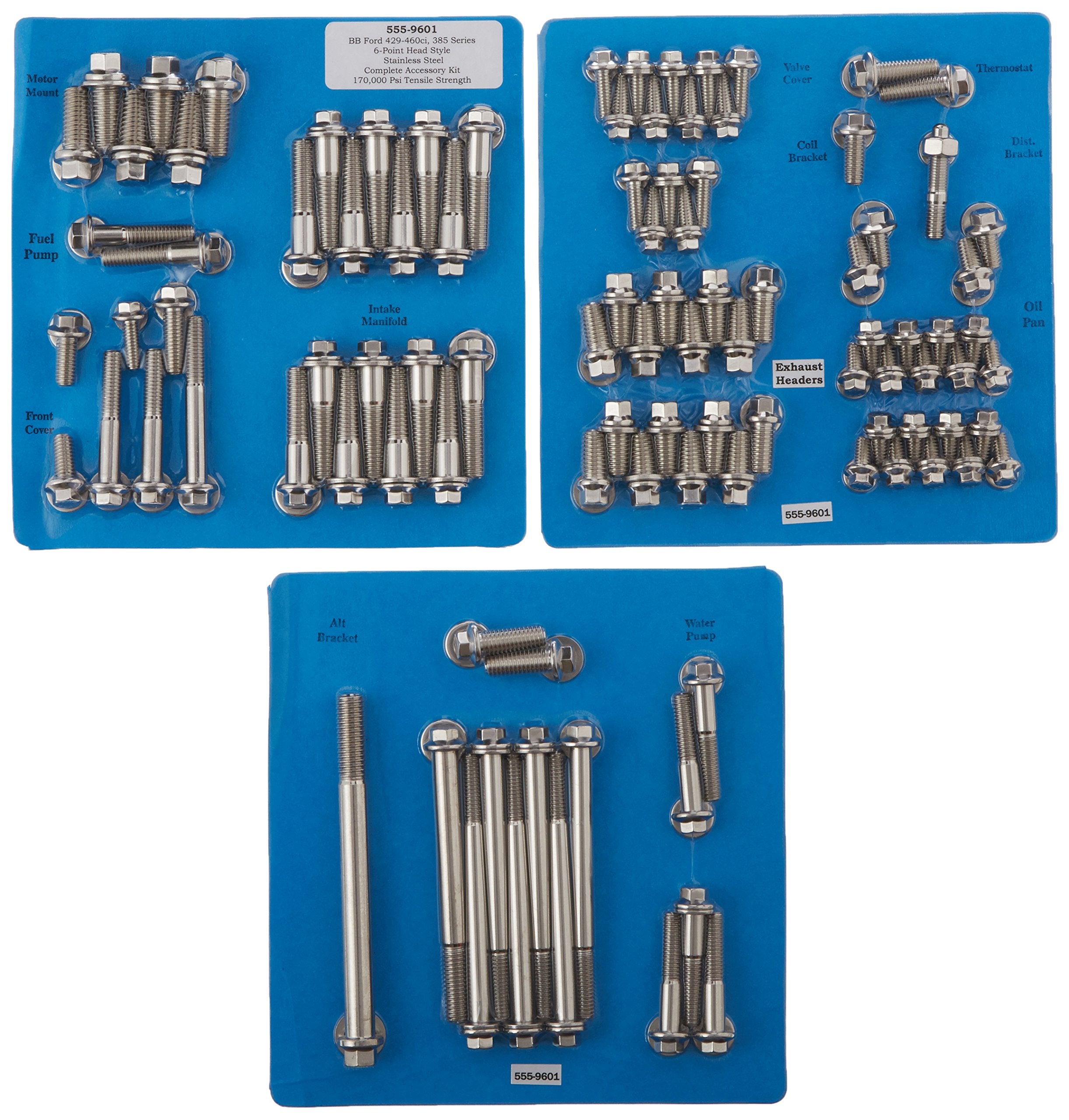 ARP 555-9601 SS hex acc kit Ford 429-460 385-series