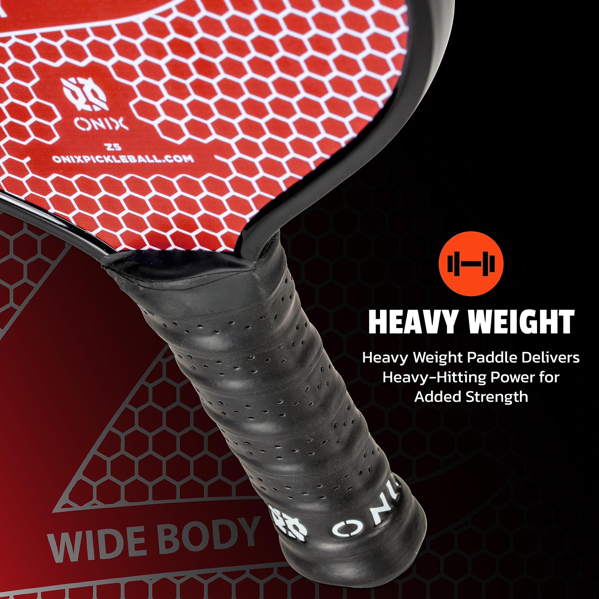 Composite Onix Z5 Pickleball Paddle, Red