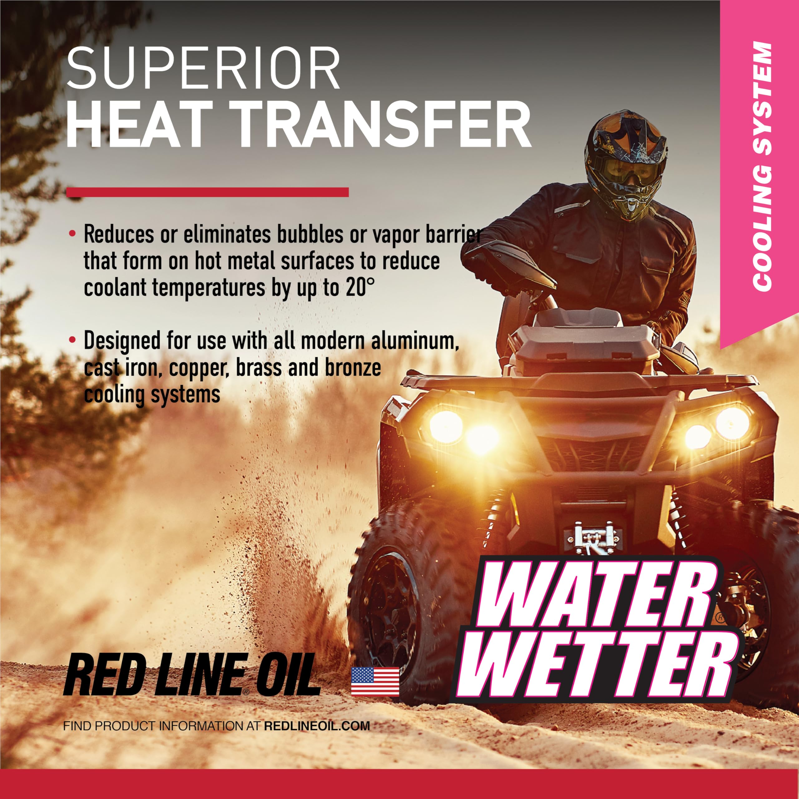 Red Line SuperCool 81245 Antifreeze/Coolant Boilguard Fortified with WaterWetter - 1/2 Gallon