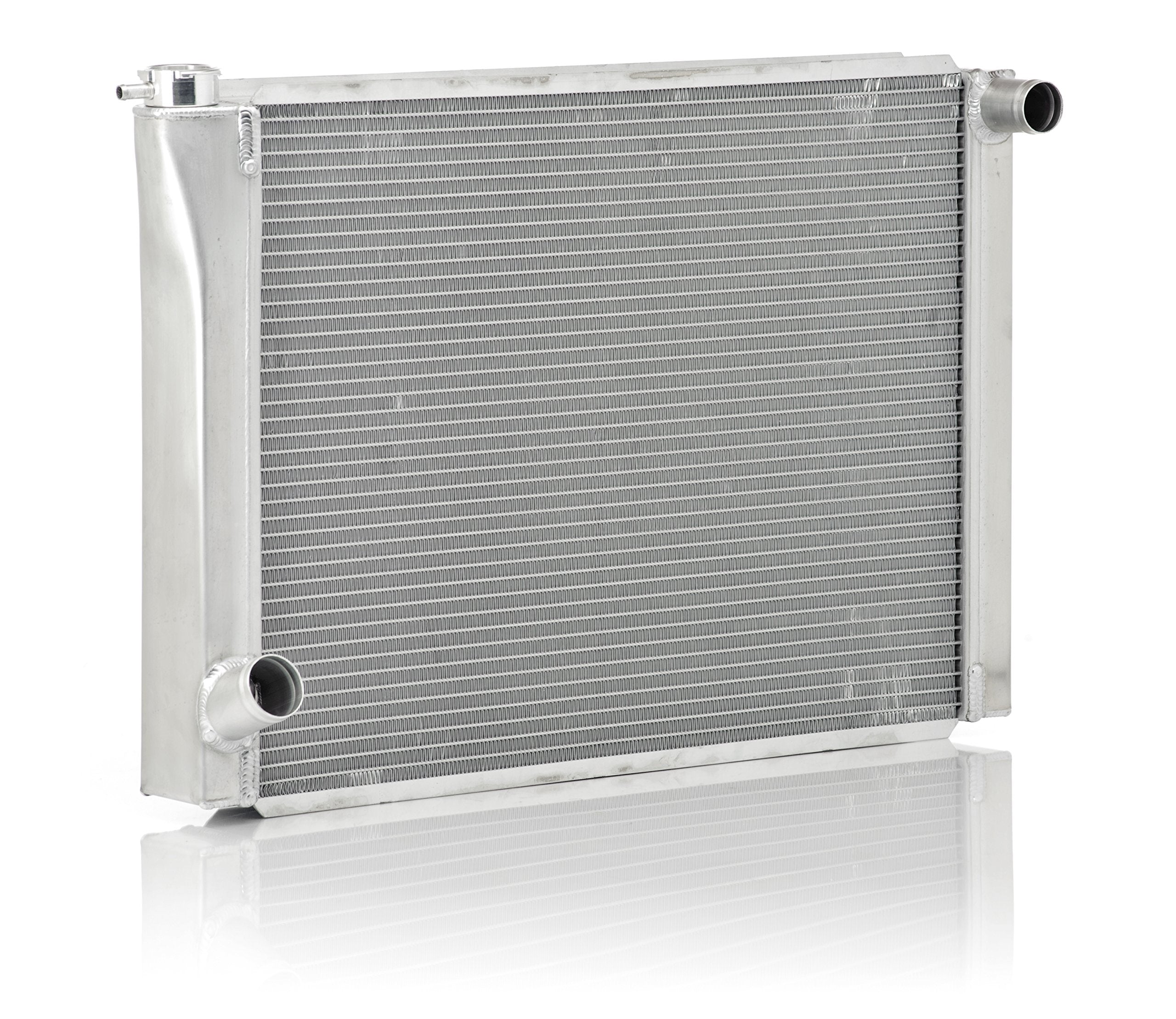 Be Cool 35017 Single Pass Circle Track Radiator with Dual 1" Core