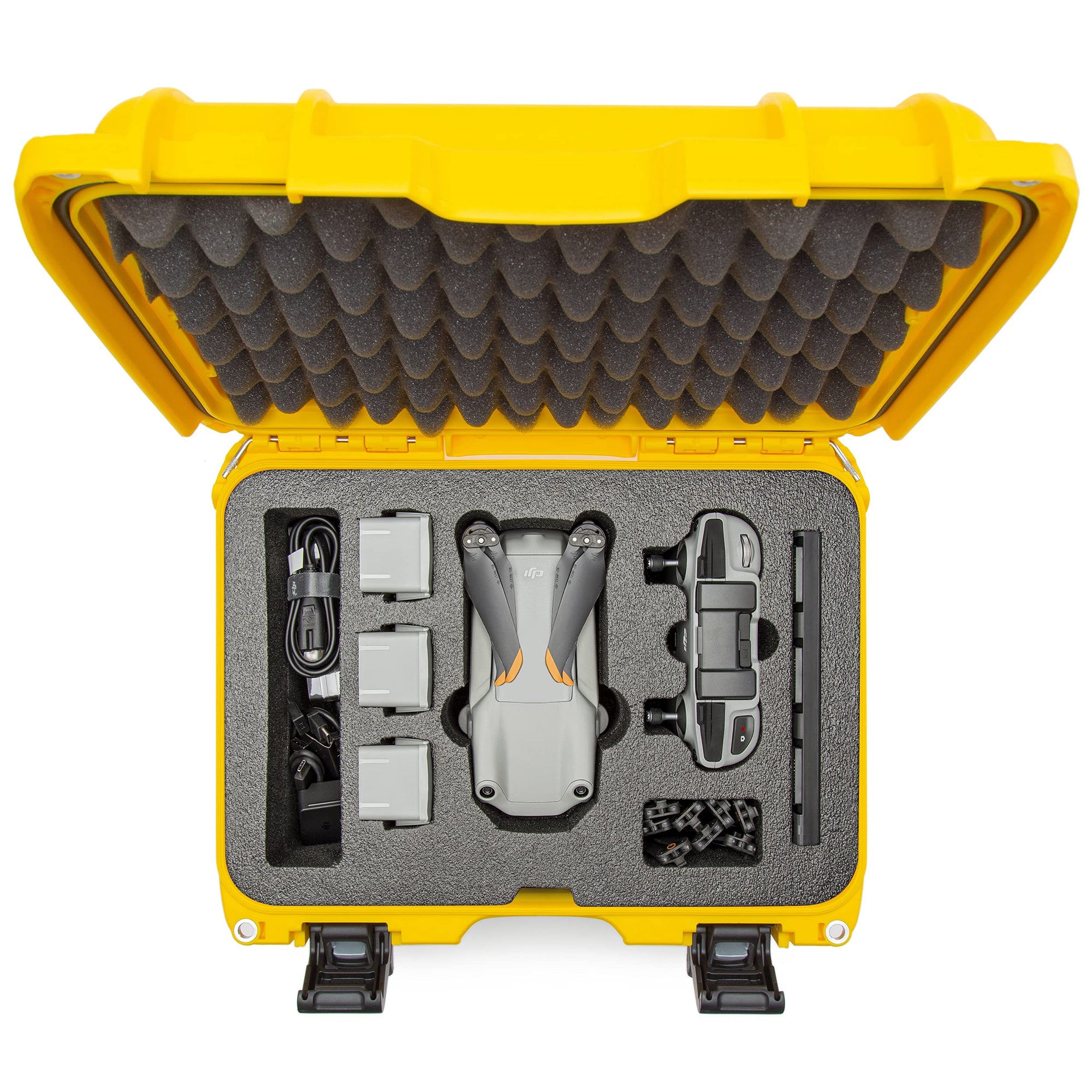 Nanuk Hard Case Waterproof with Foam Insert for DJI Air 2S Fly More Combo - Yellow 915-MAVIA2S4